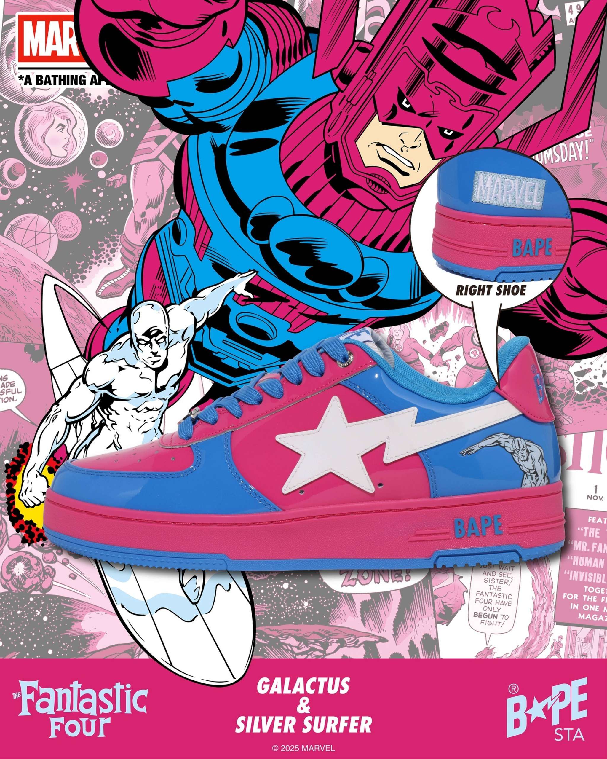 'Fantastic Four' Marvel x Bape Sta
