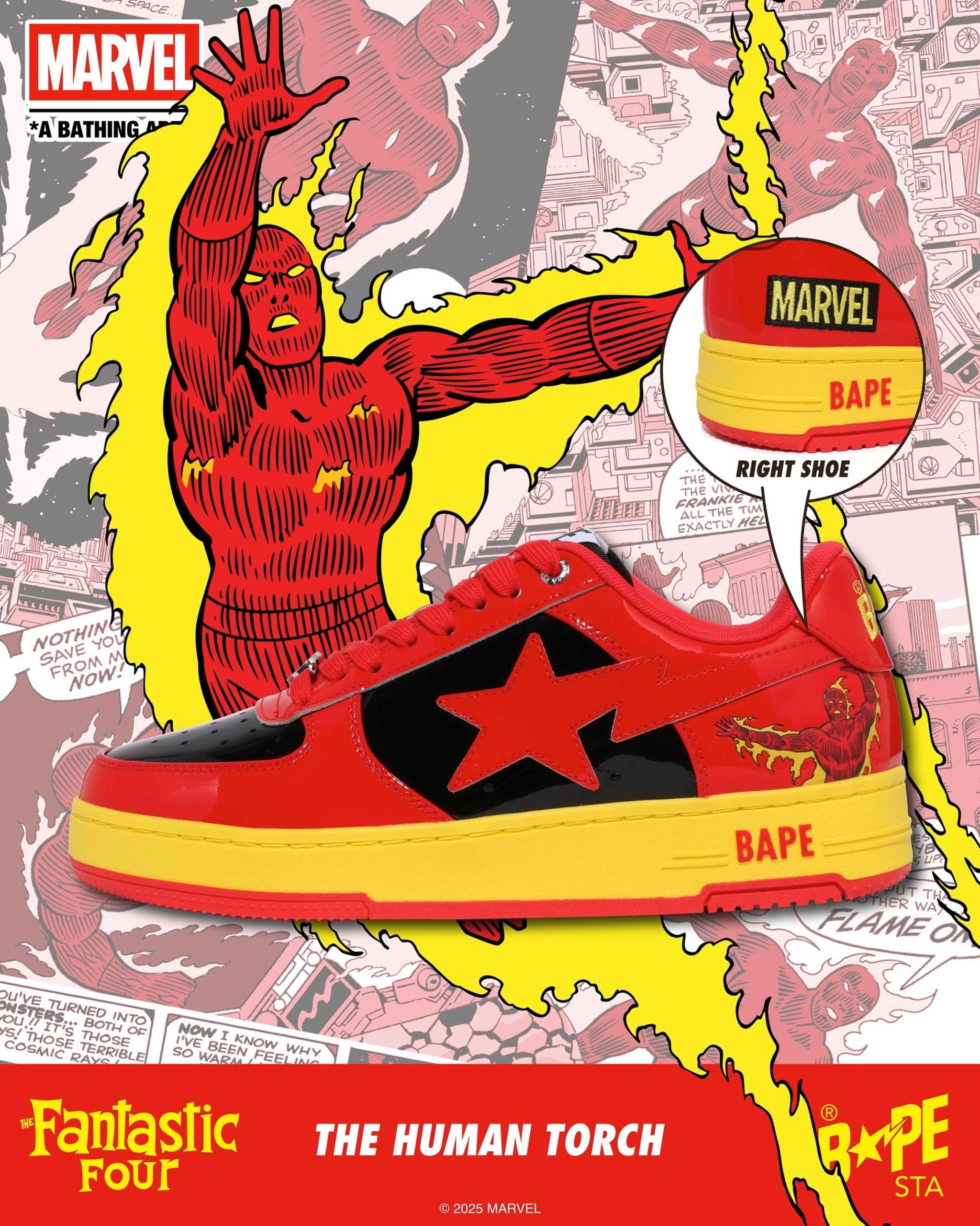 'Fantastic Four' Marvel x Bape Sta