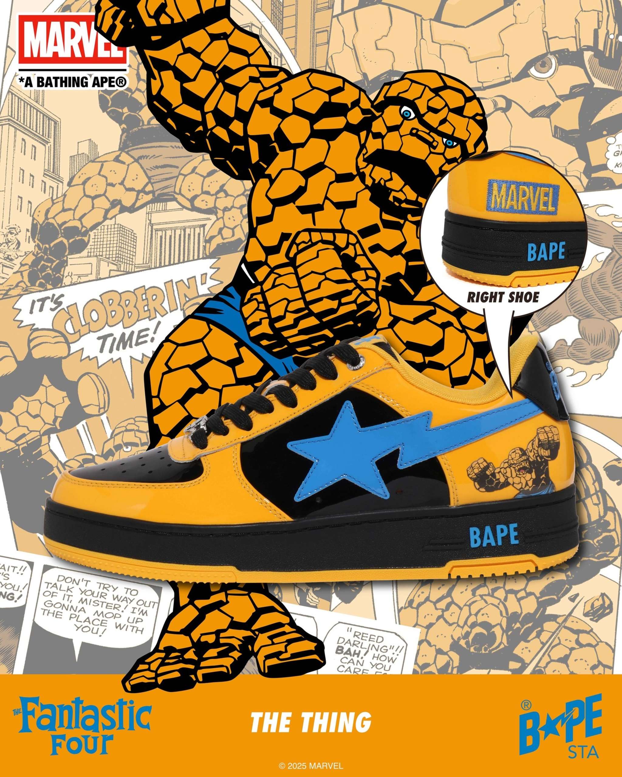 'Fantastic Four' Marvel x Bape Sta