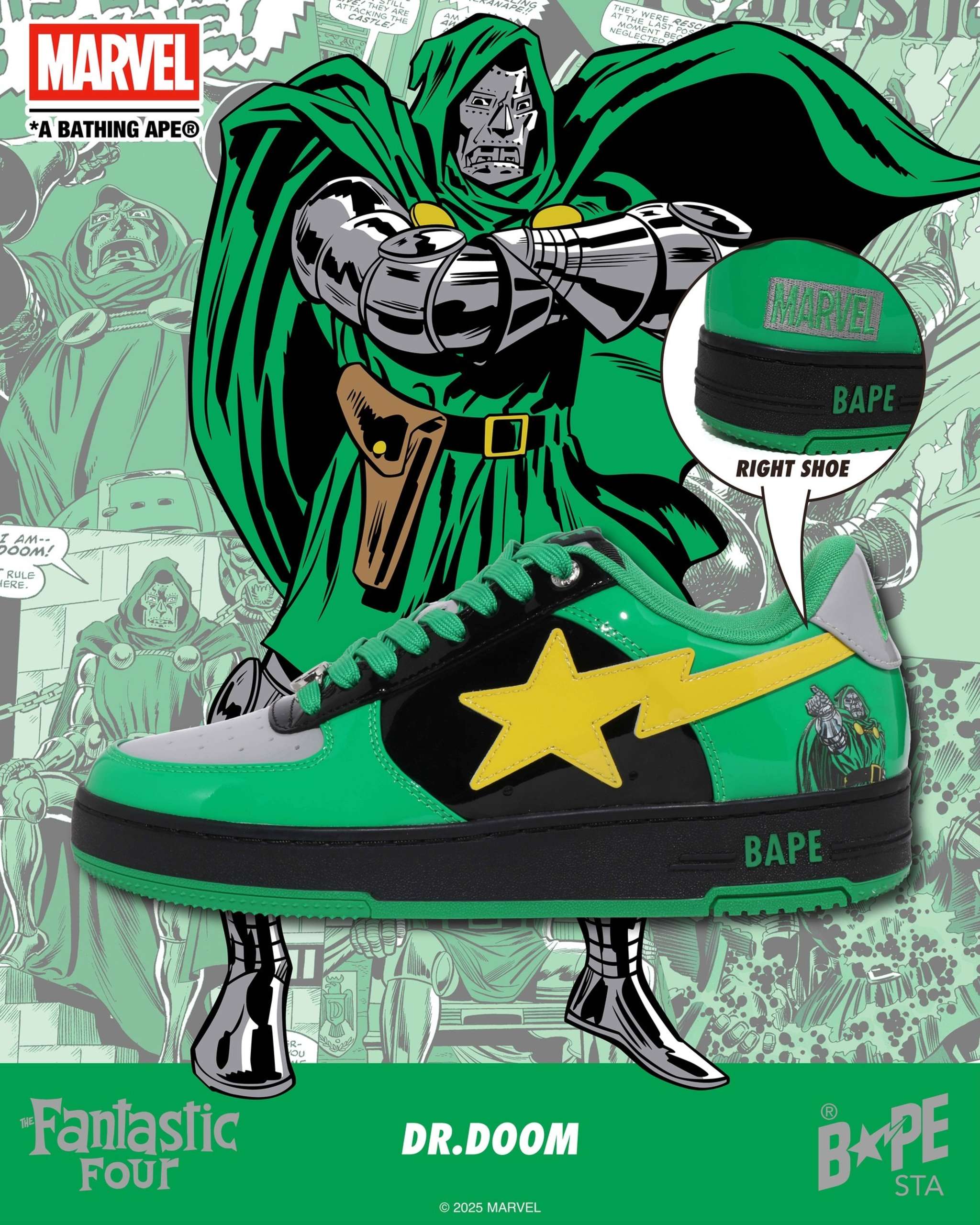 'Fantastic Four' Marvel x Bape Sta