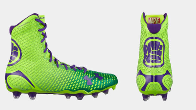 Under armour shop football cleats superhero