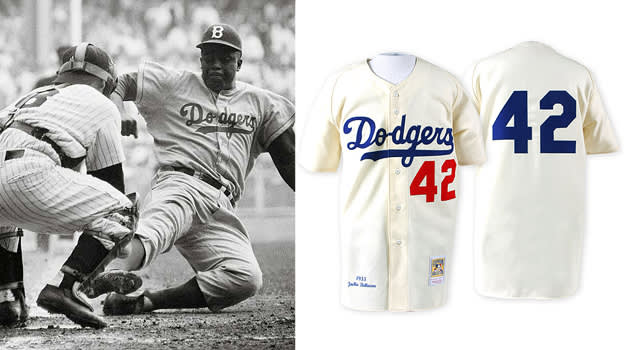 brooklyn dodgers jersey history