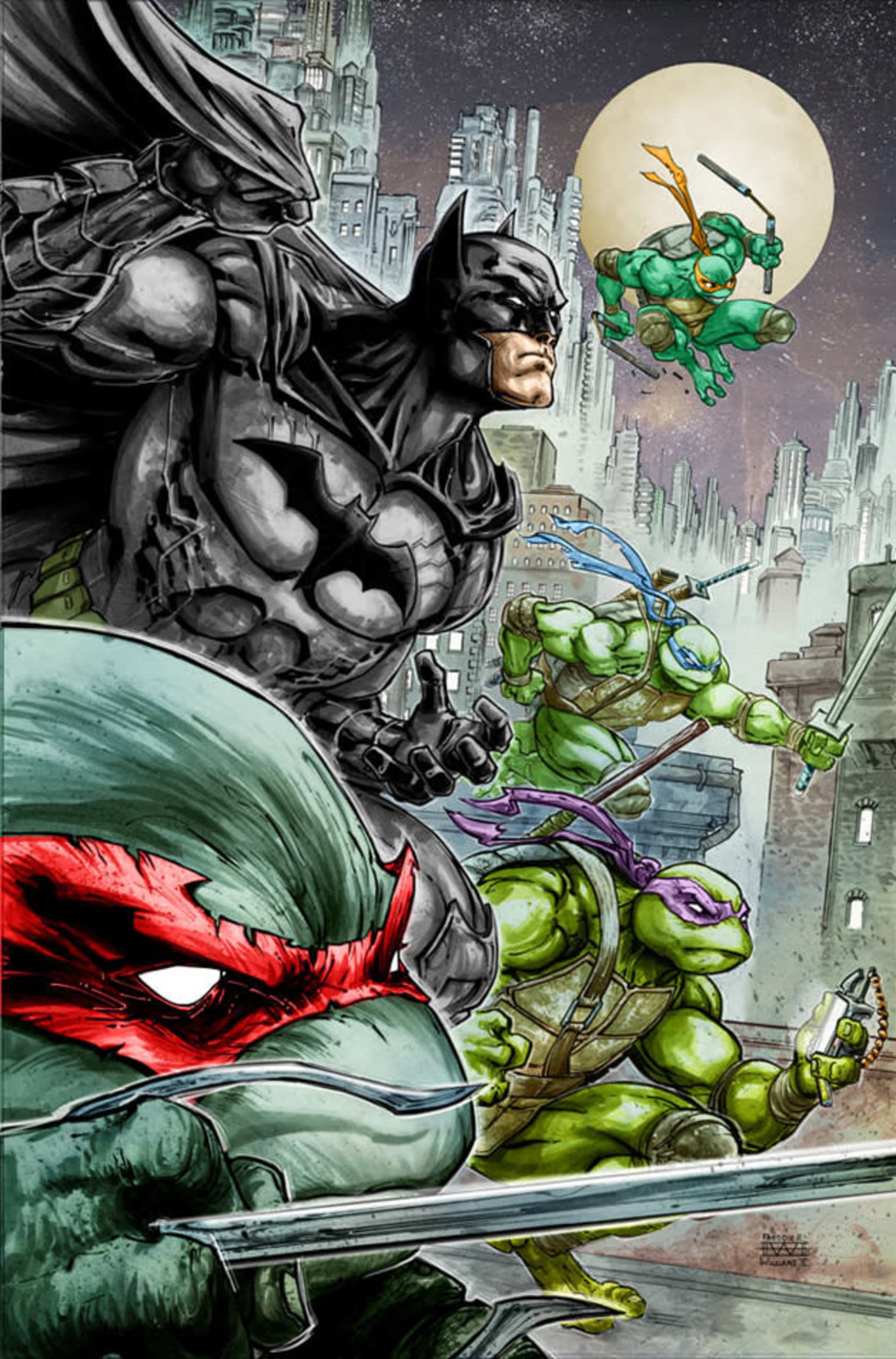 Batman Is Teaming up with the Teenage Mutant Ninja Turtles for a New