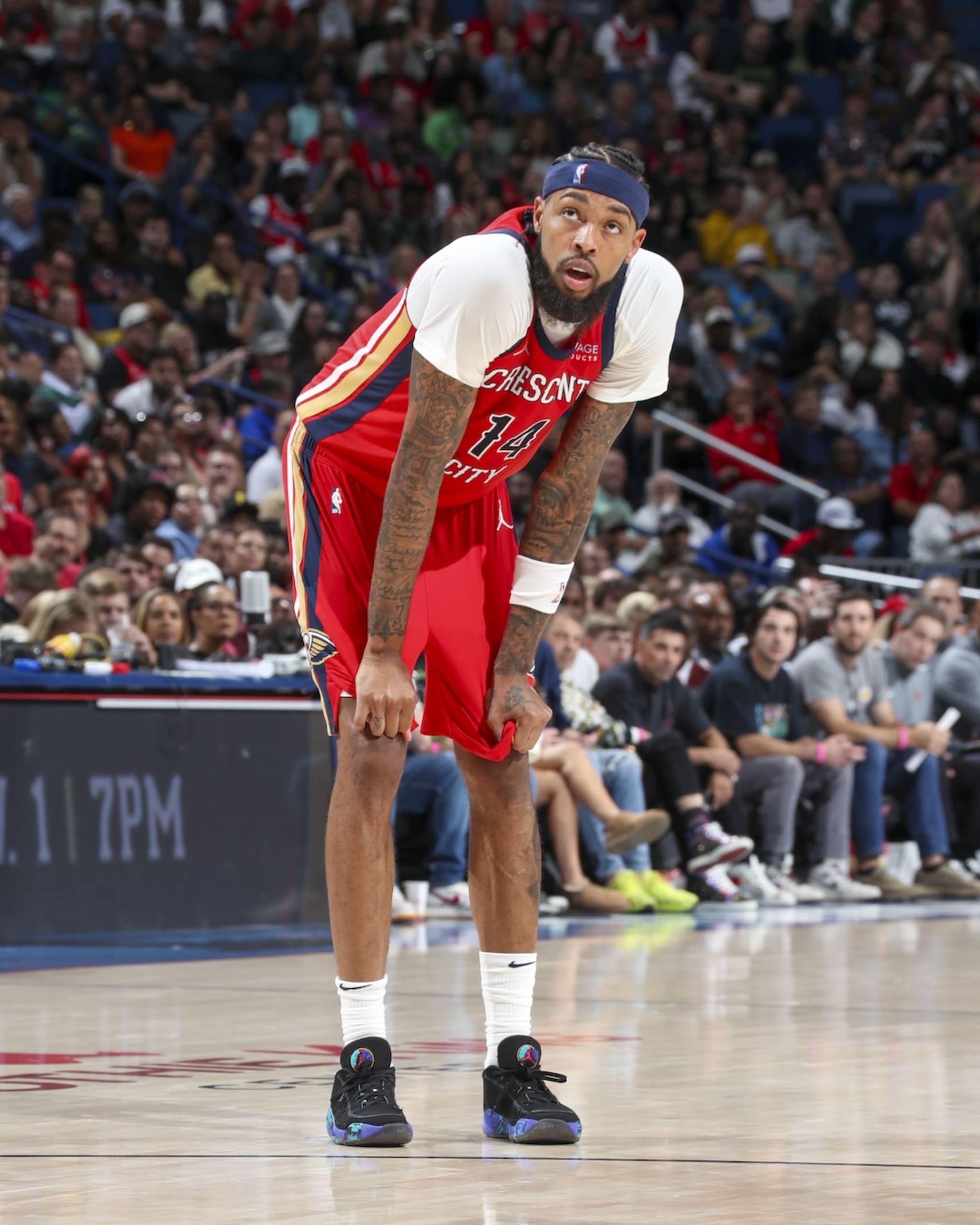 Brandon Ingram in a red 
