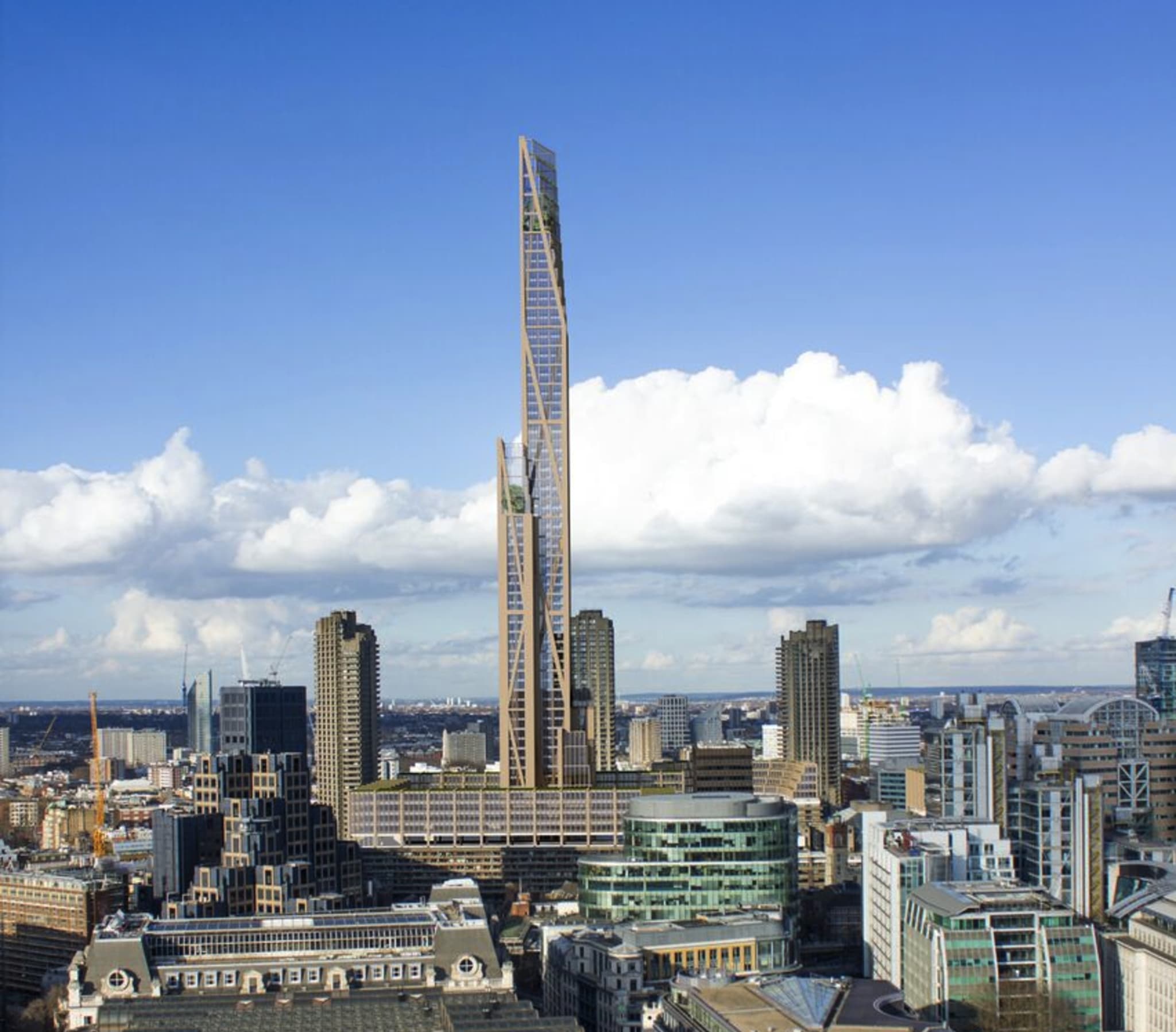A Wooden Skyscraper as High as The Shard Might Be Built in Central London