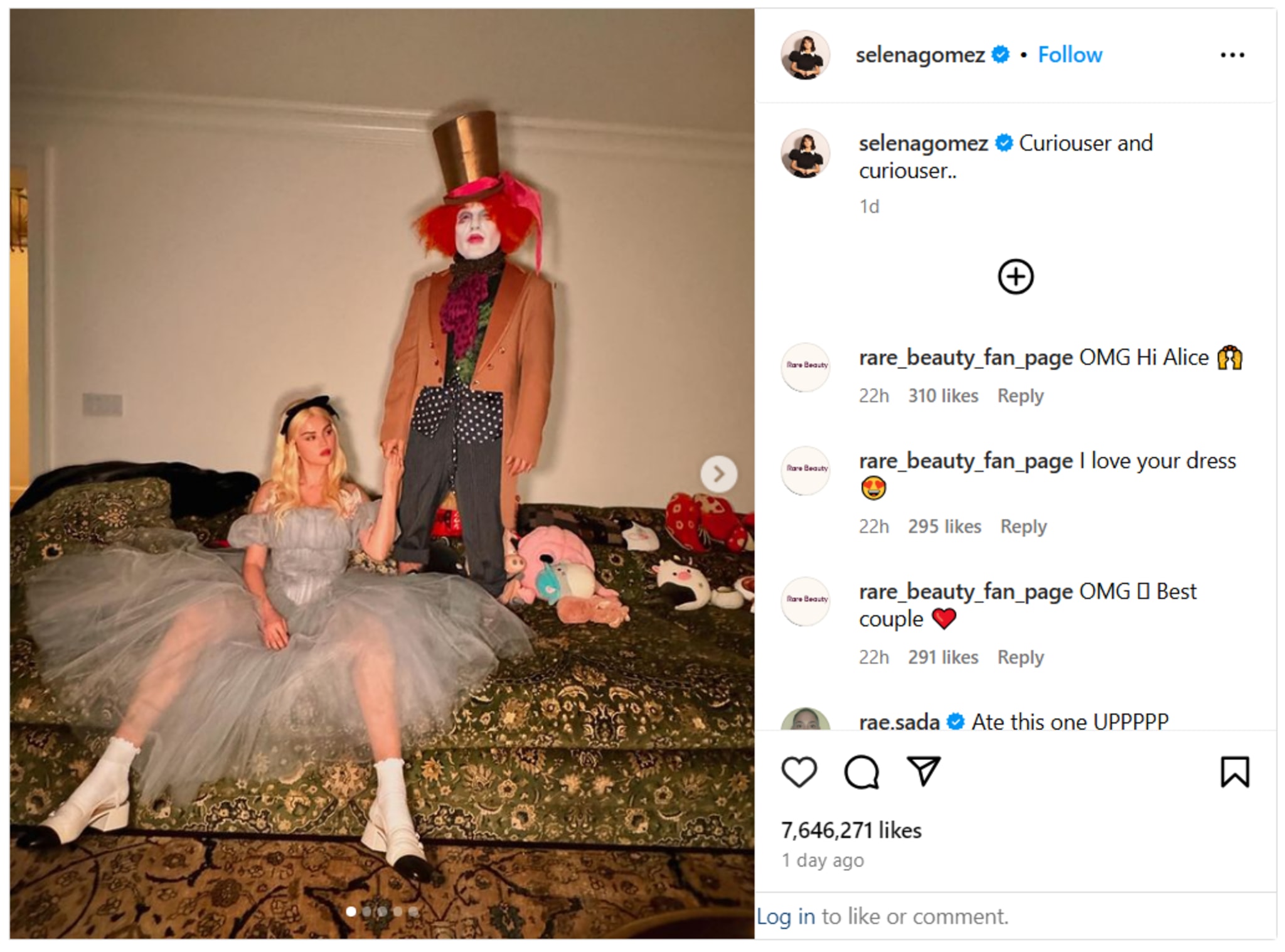 Selena Gomez and Benny Blanco for Halloween 2024