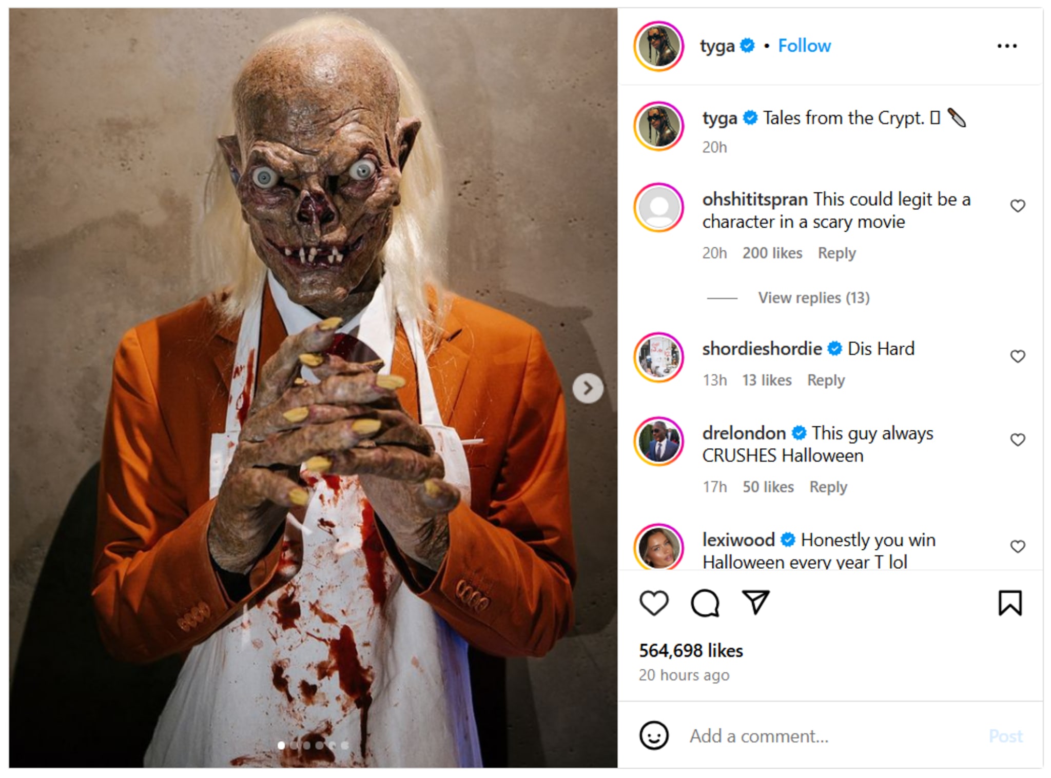 Tyga for Halloween 2024