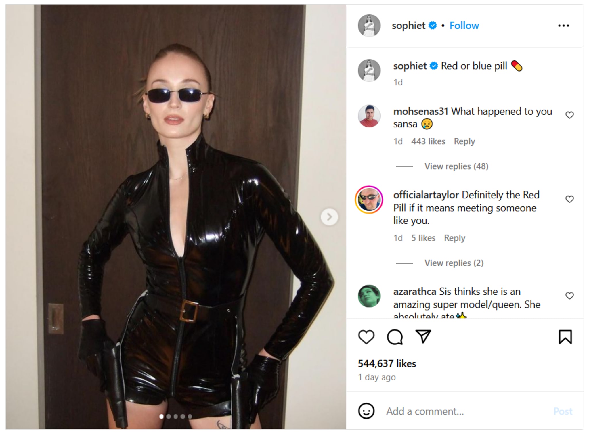 Sophie Turner for Halloween 2024