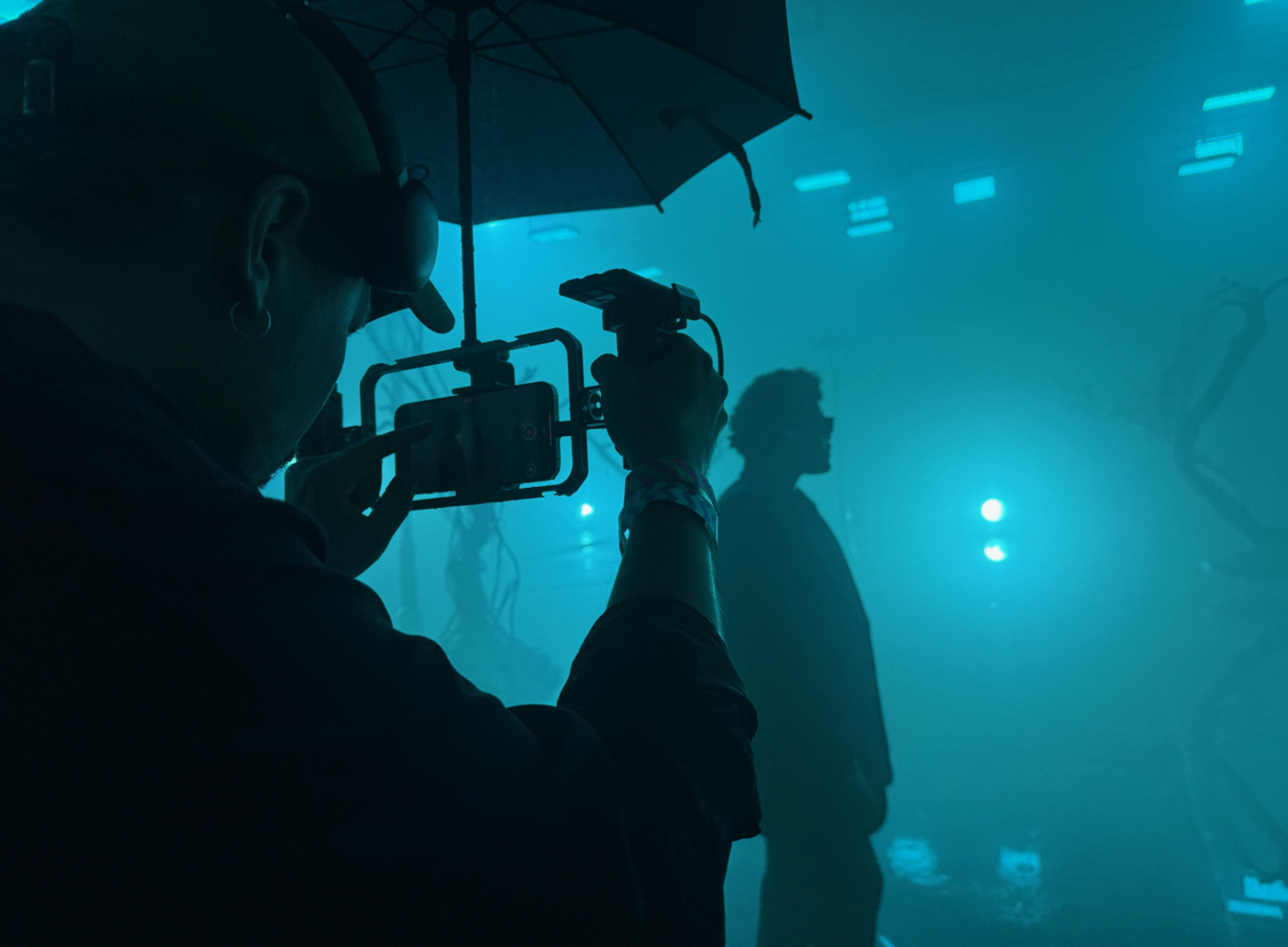 Weeknd behind the scenes image