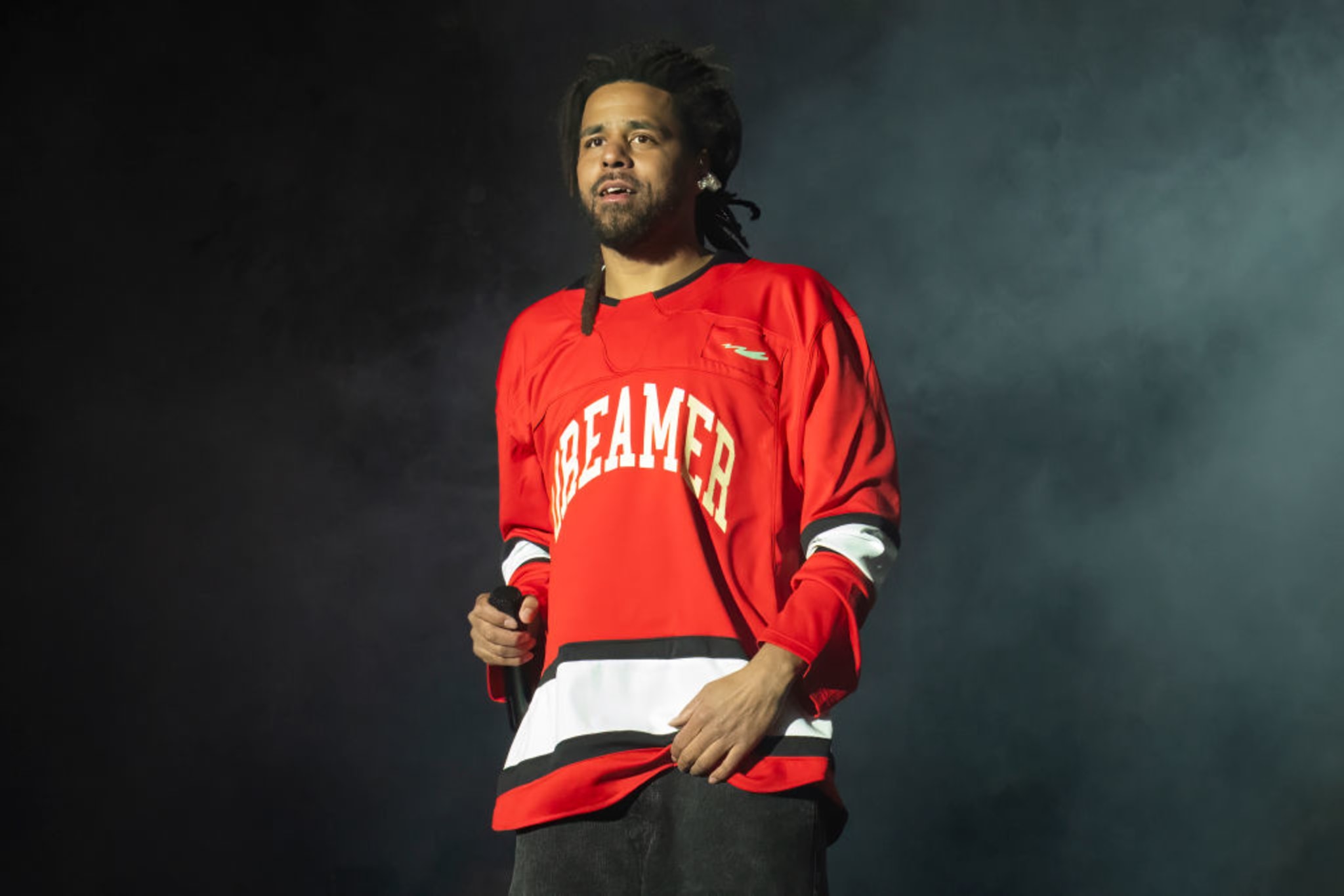 J Cole performing 