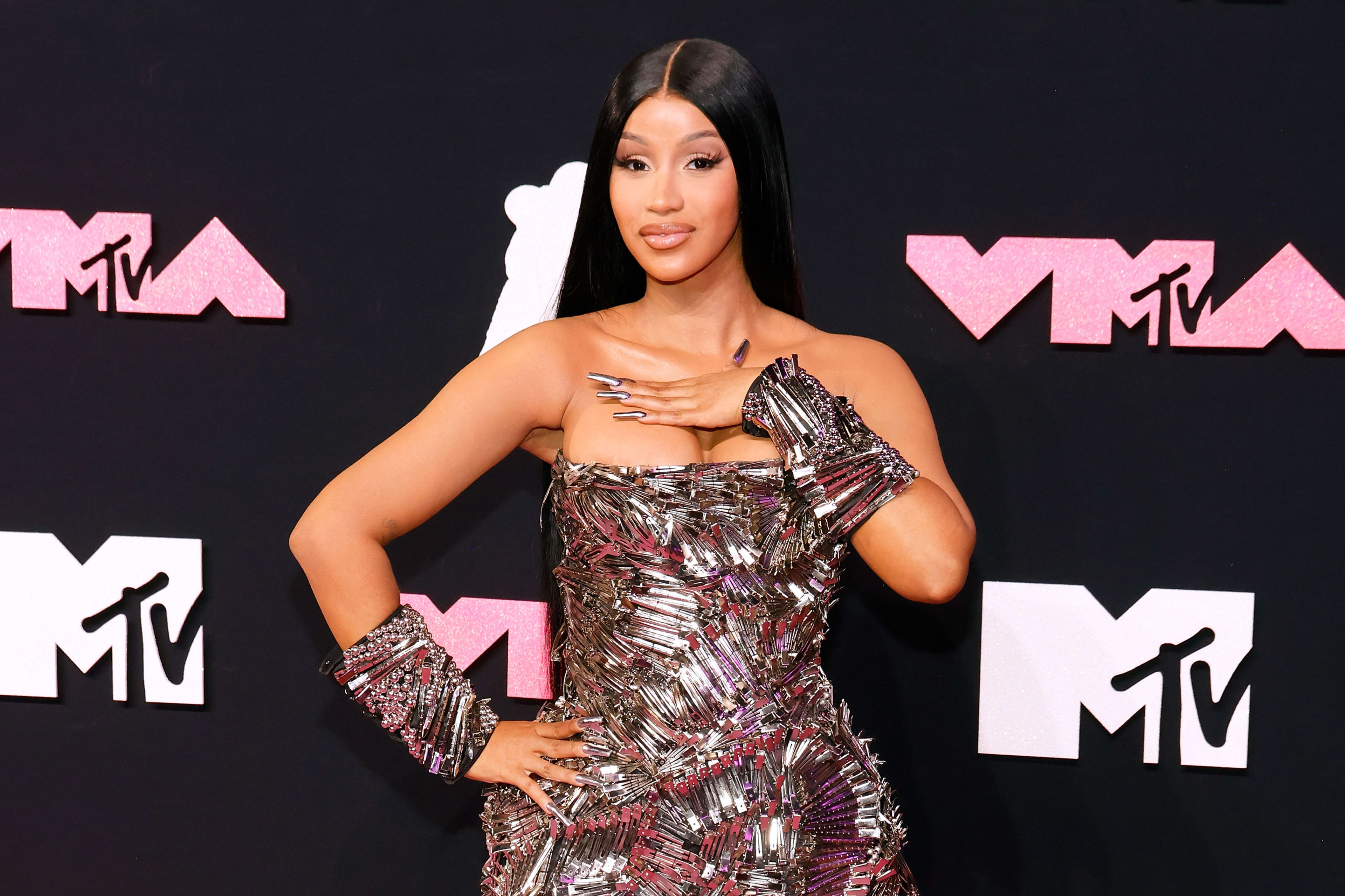 Cardi B attends the 2023 MTV Video Music Awards at Prudential Center on September 12, 2023 in Newark, New Jersey