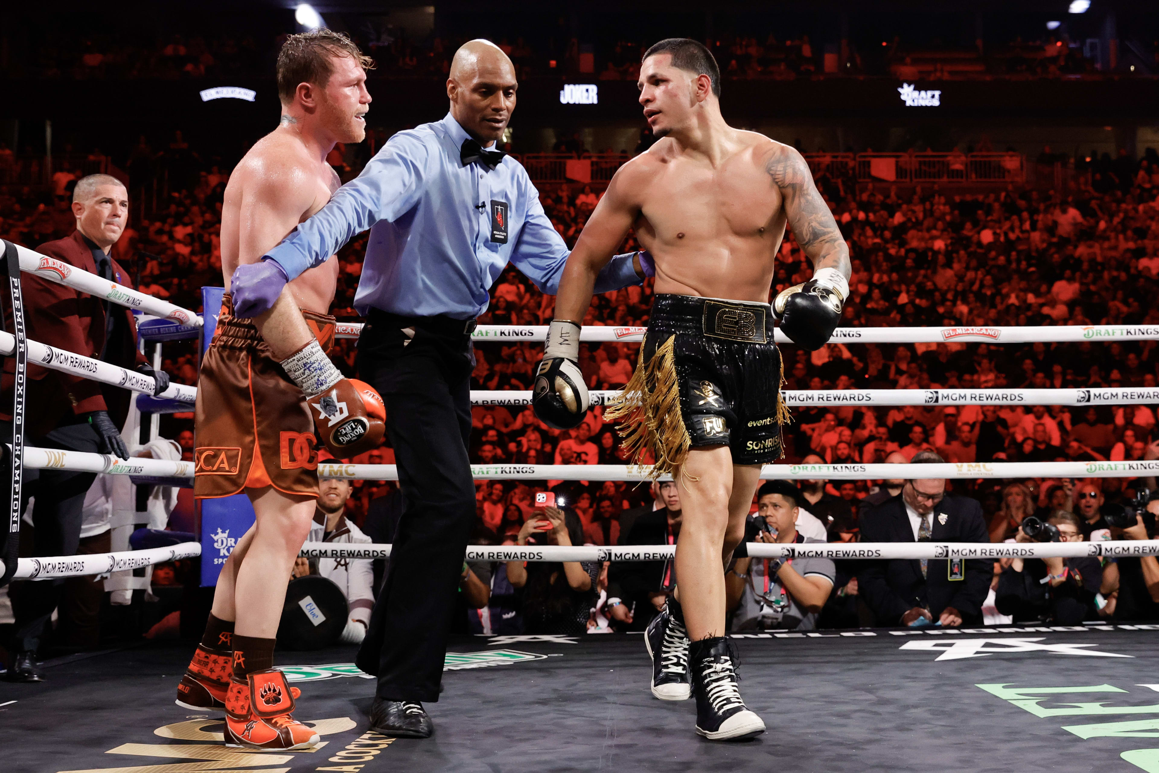 Canelo Alvarez and Edgar Berlanga