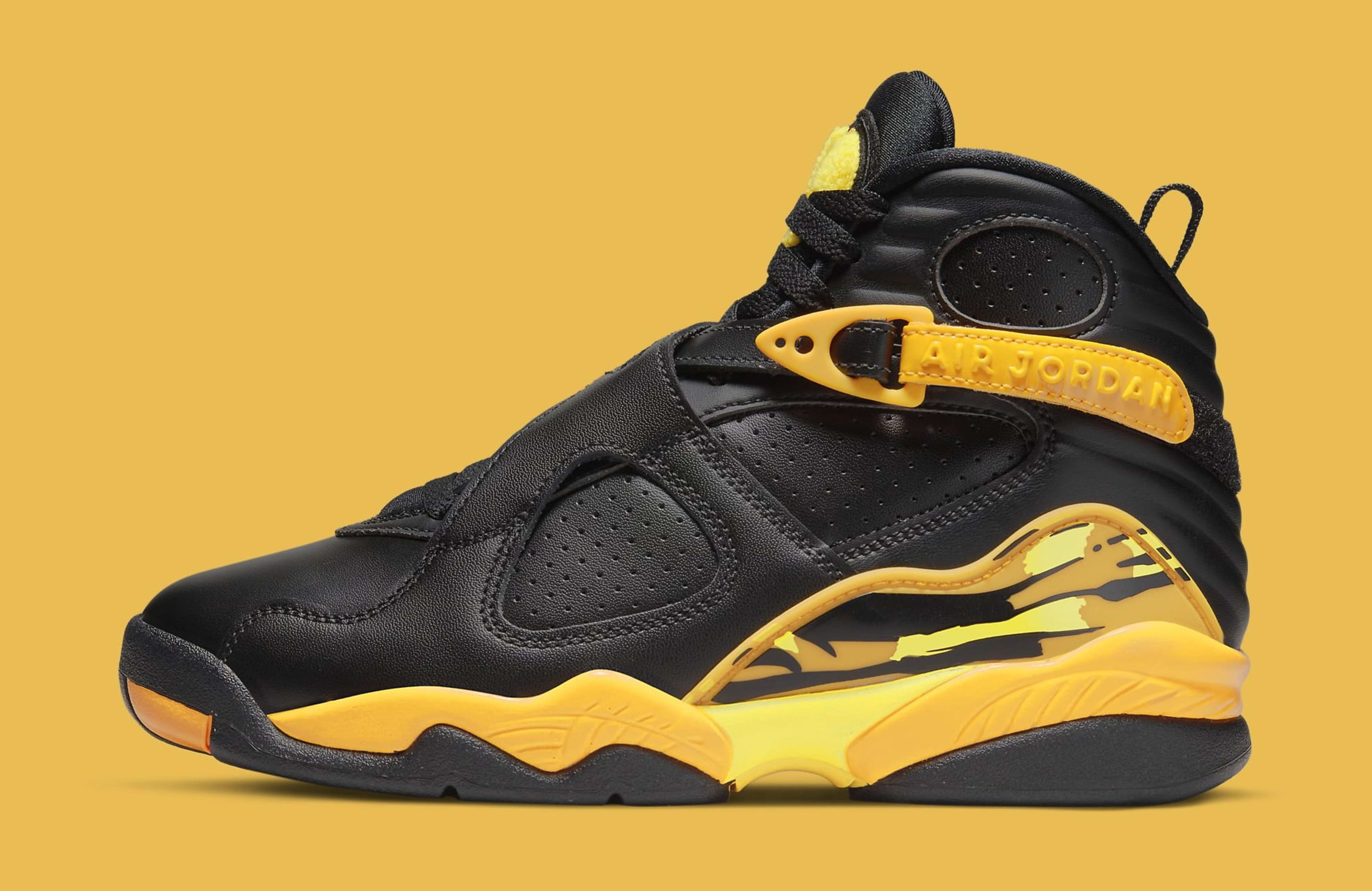 Air Jordan 8 Retro Women's 'Taxi/Opti-Yellow' CI1236 007 Lateral