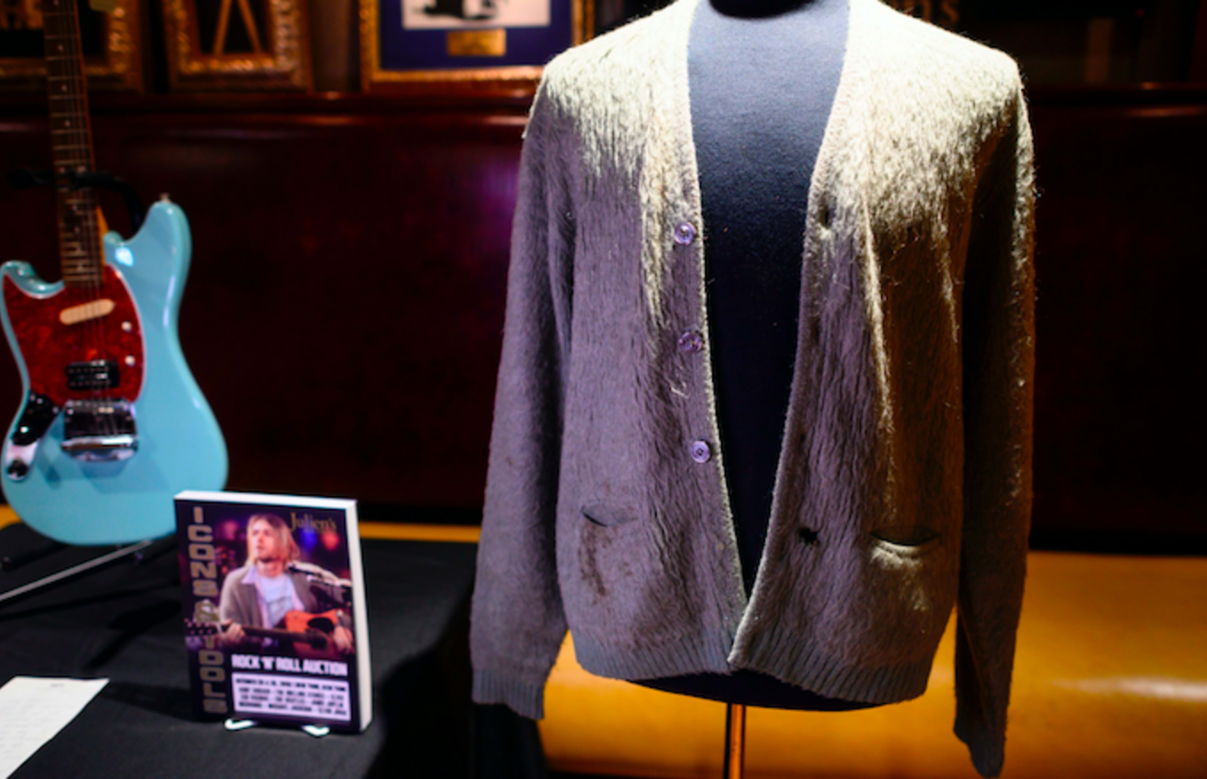 Kurt Cobain’s ‘MTV Unplugged’ Cardigan Sold for RecordBr...