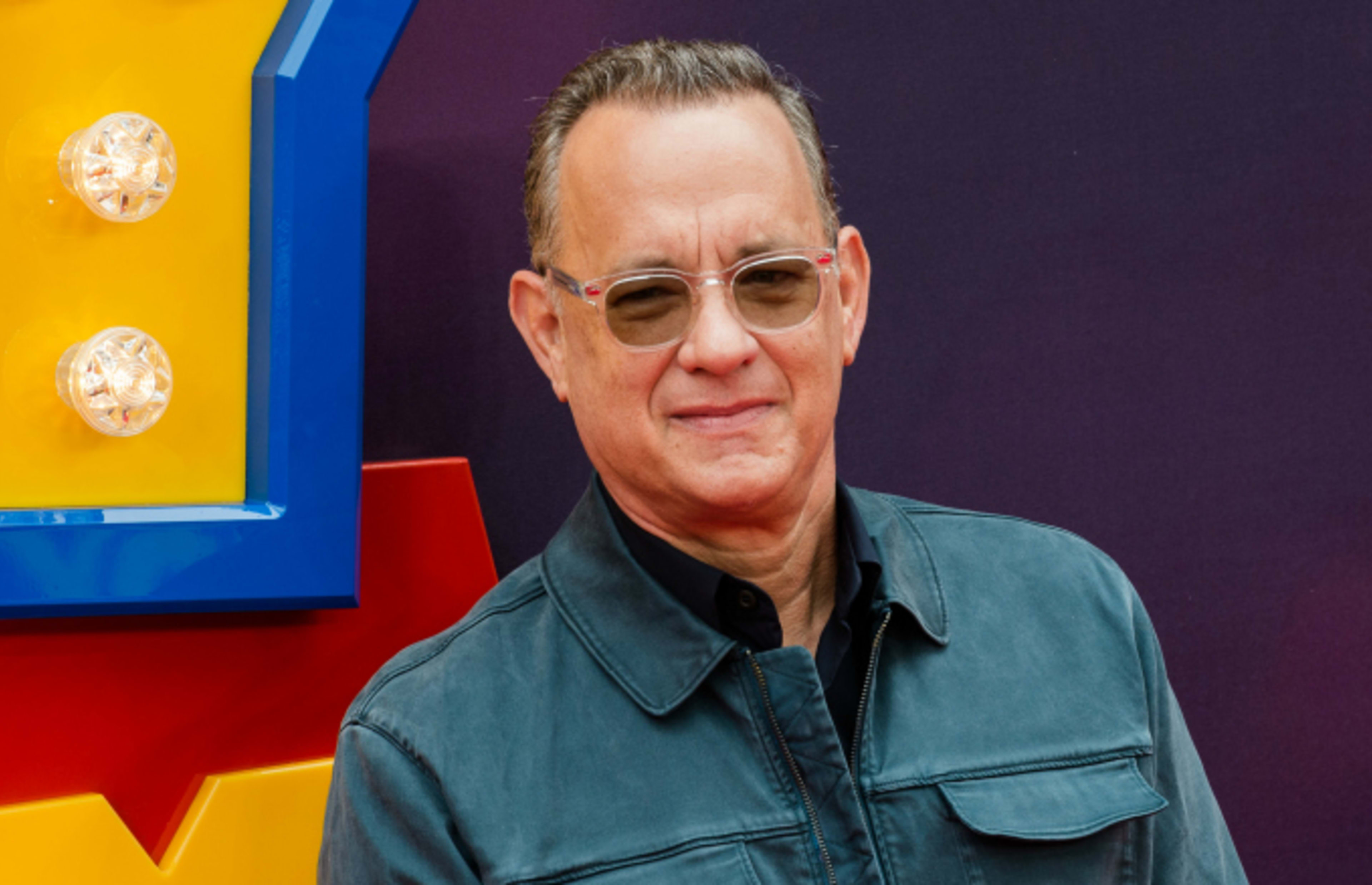 Tom Hanks arrives for the European film premiere