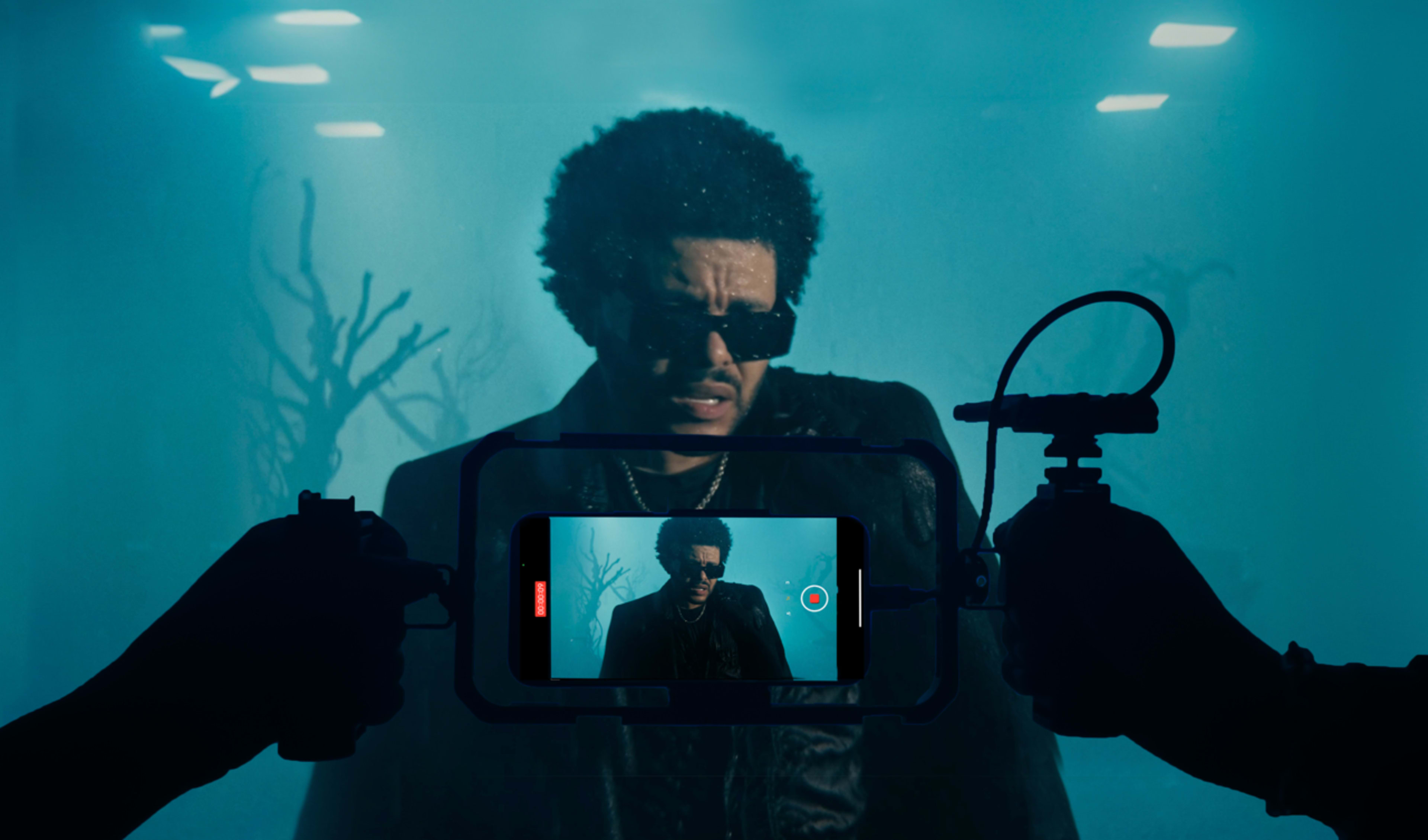 Weeknd behind the scenes photo