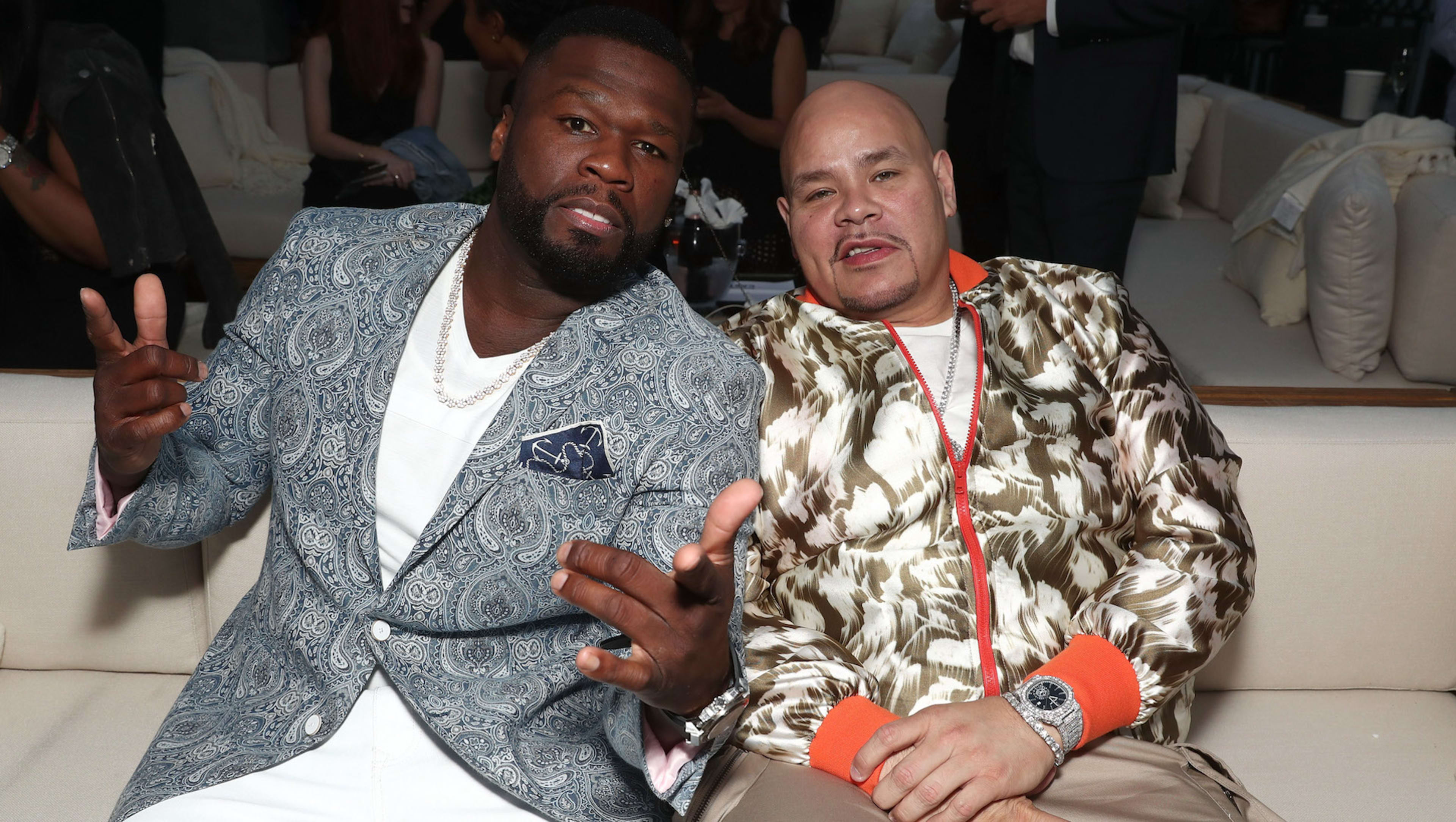 Curtis "50 Cent" Jackson and Fat Joe attend STARZ "Power" Season 4