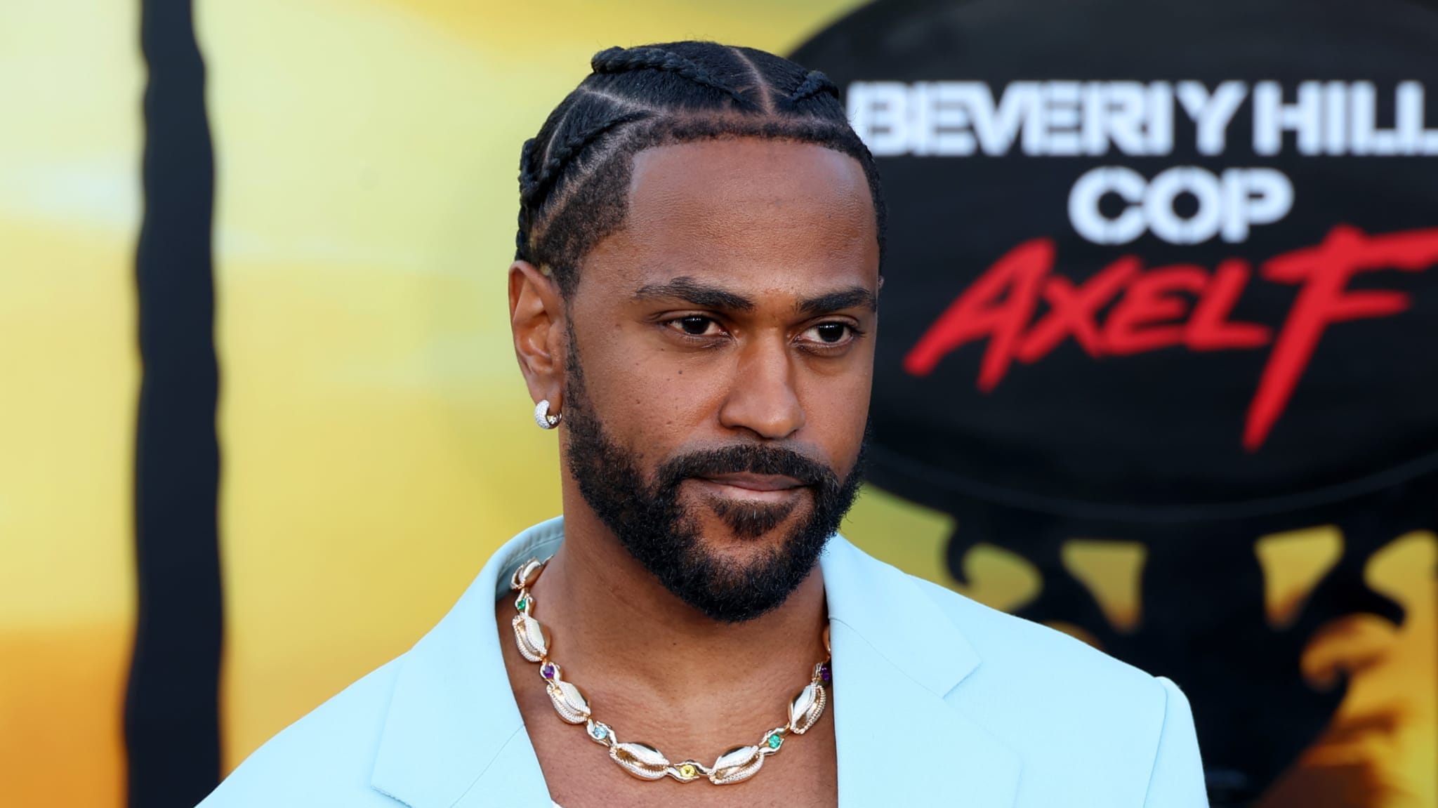 Big Sean attending a movie premiere.