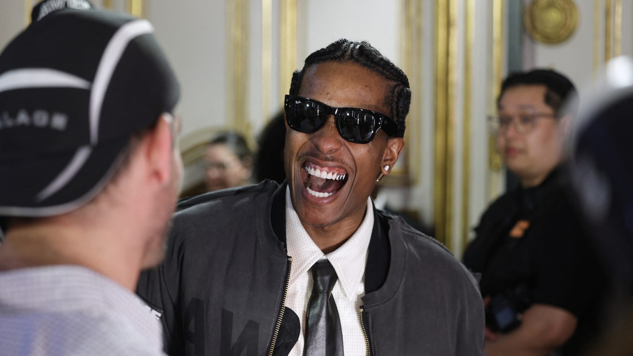 A$AP Rocky smiling