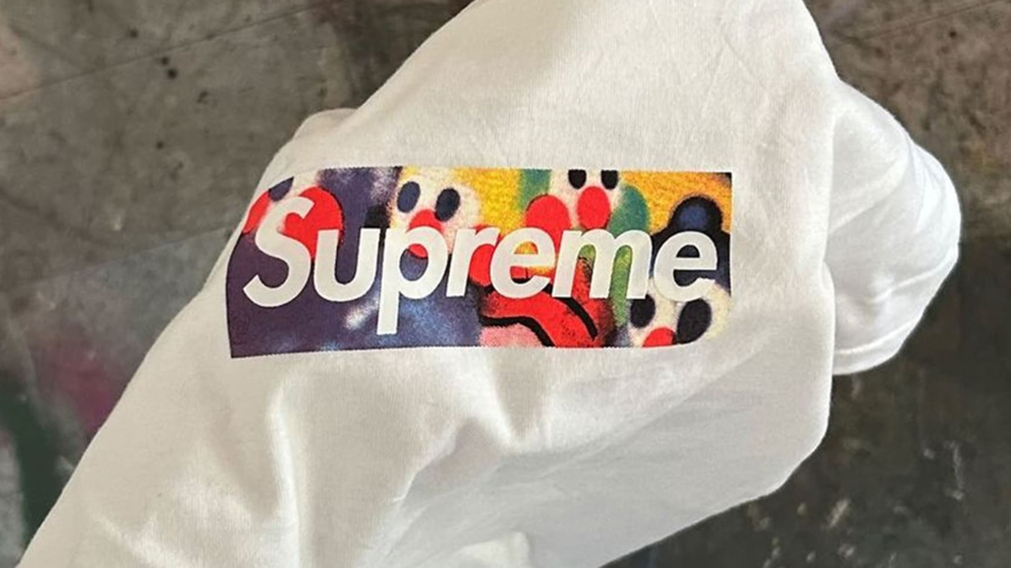 Slawn x Supreme bootleg T-shirt