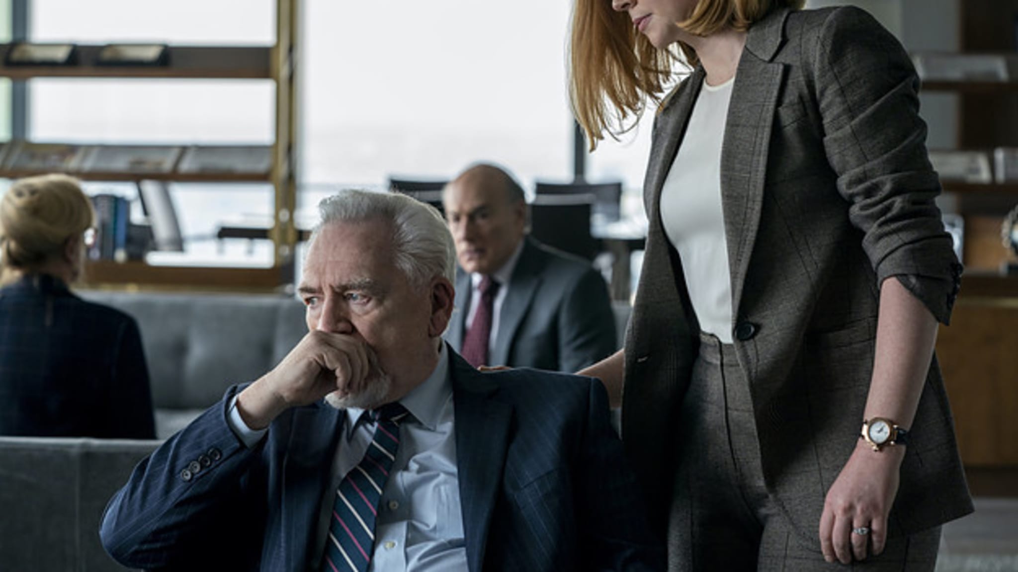 Brian Cox, Sarah Snook in Succession Season 3