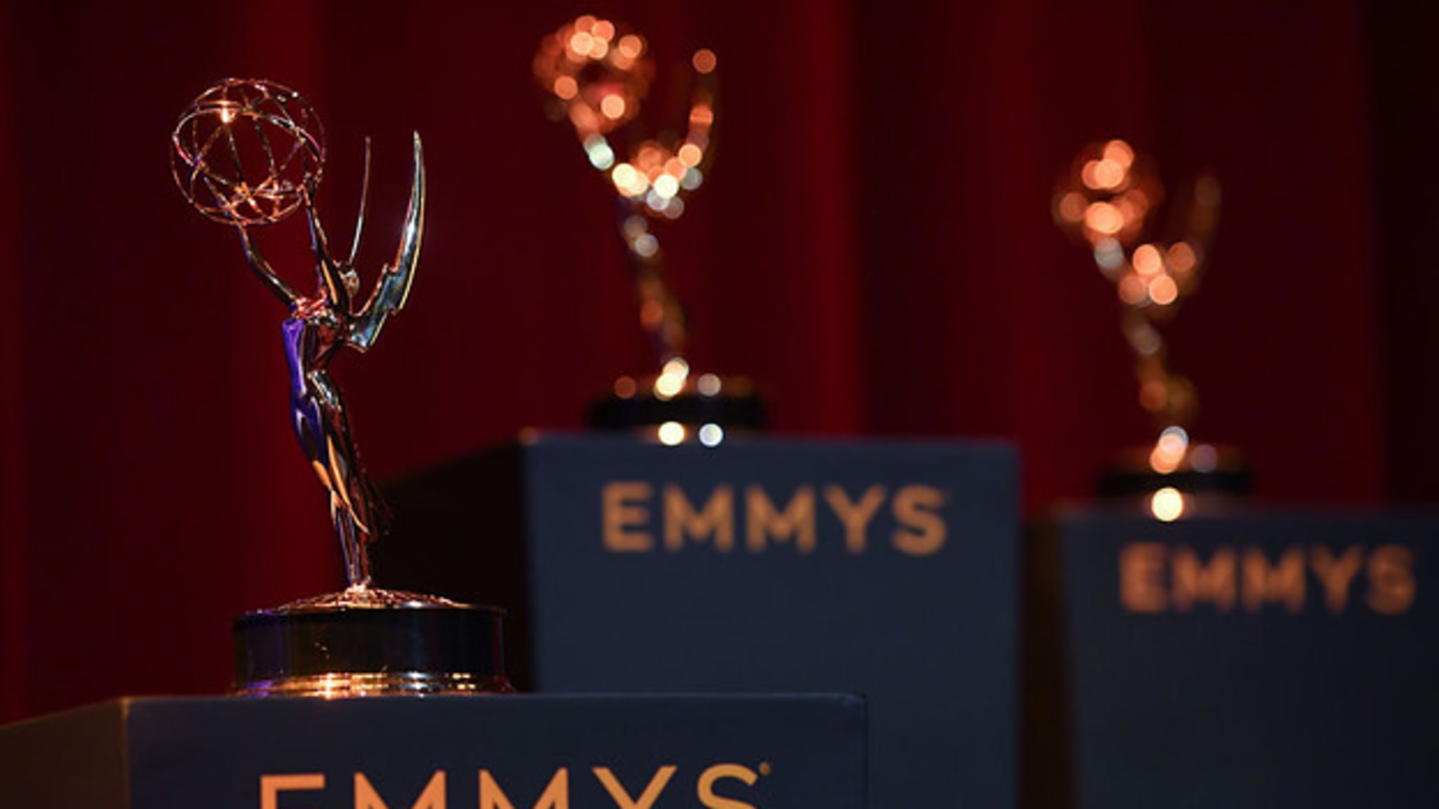 View of the set at the 71st Emmy Awards Nominations Announcement