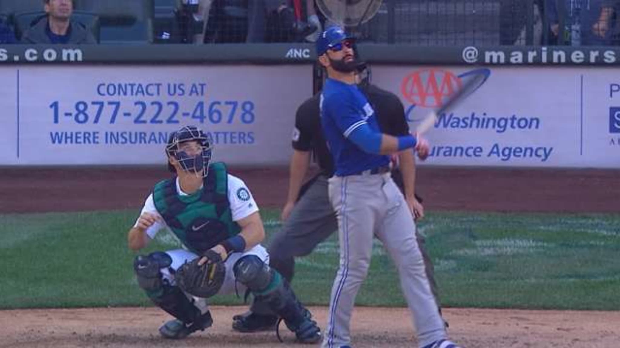 Jose Bautista Celebrates Another Home Run In Style