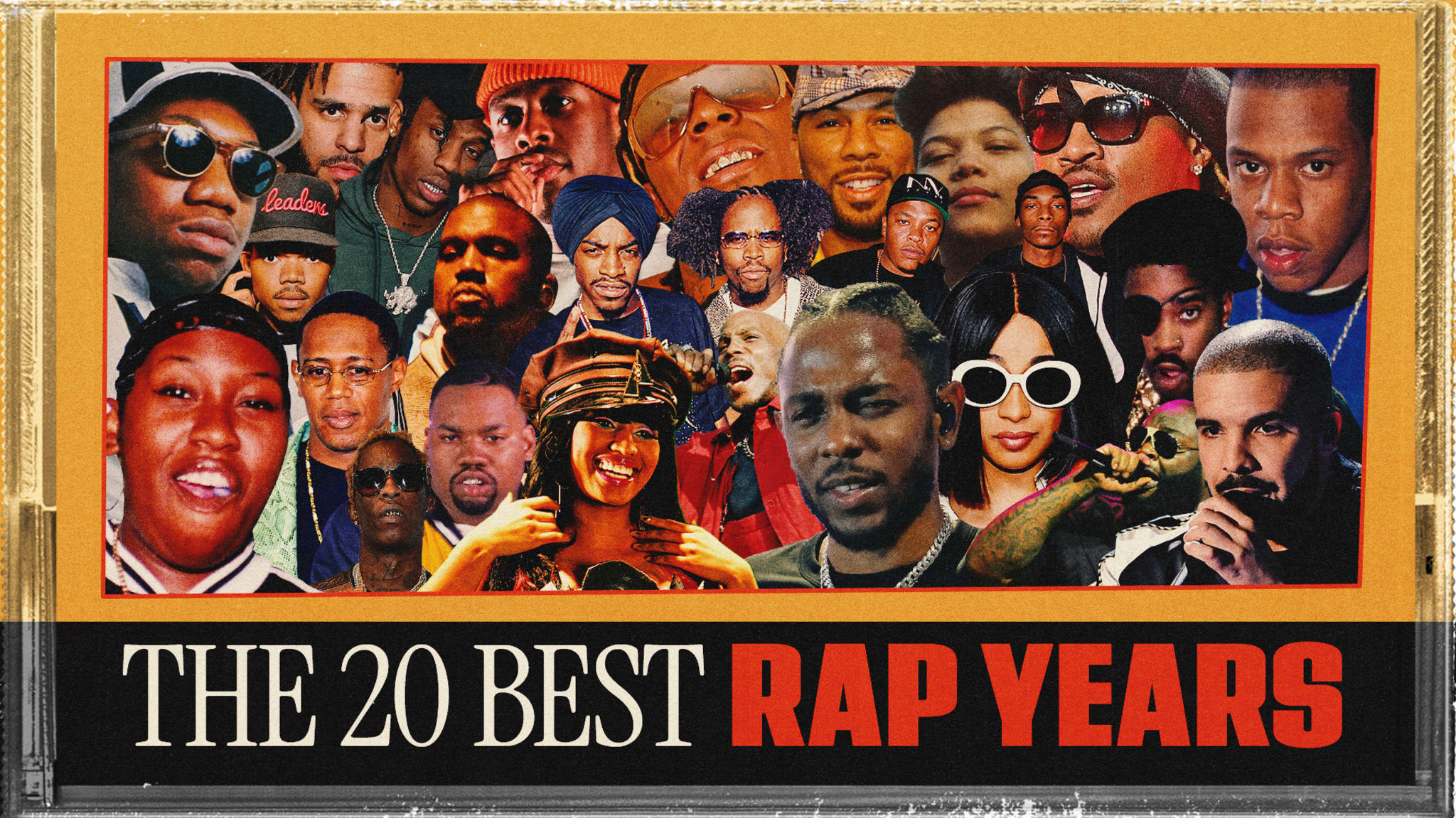 Kendrick Lamar, Kanye West, and dozens of rappers