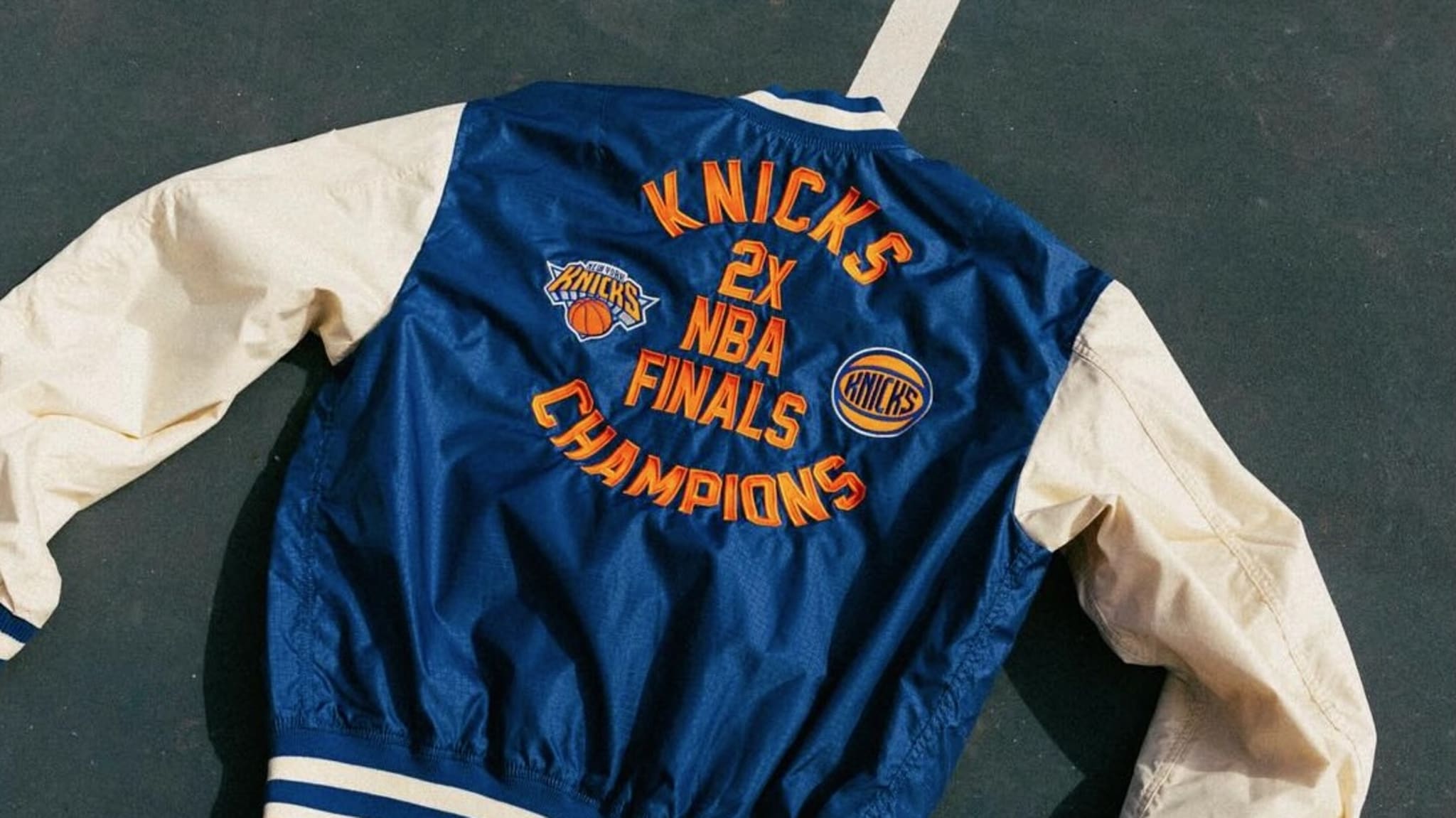 alpha industries knicks nba jacket 2024