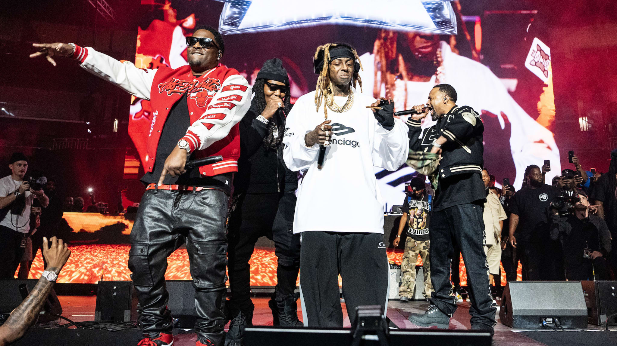 Lil Wayne and The Hot Boys Reunite at Lil WeezyAna Fest