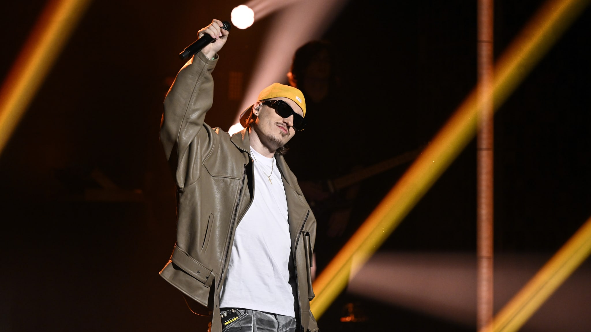 THE TONIGHT SHOW STARRING JIMMY FALLON -- Episode 2037 -- Pictured: Musical guest Tommy Richman performs on Monday, October 21, 2024 