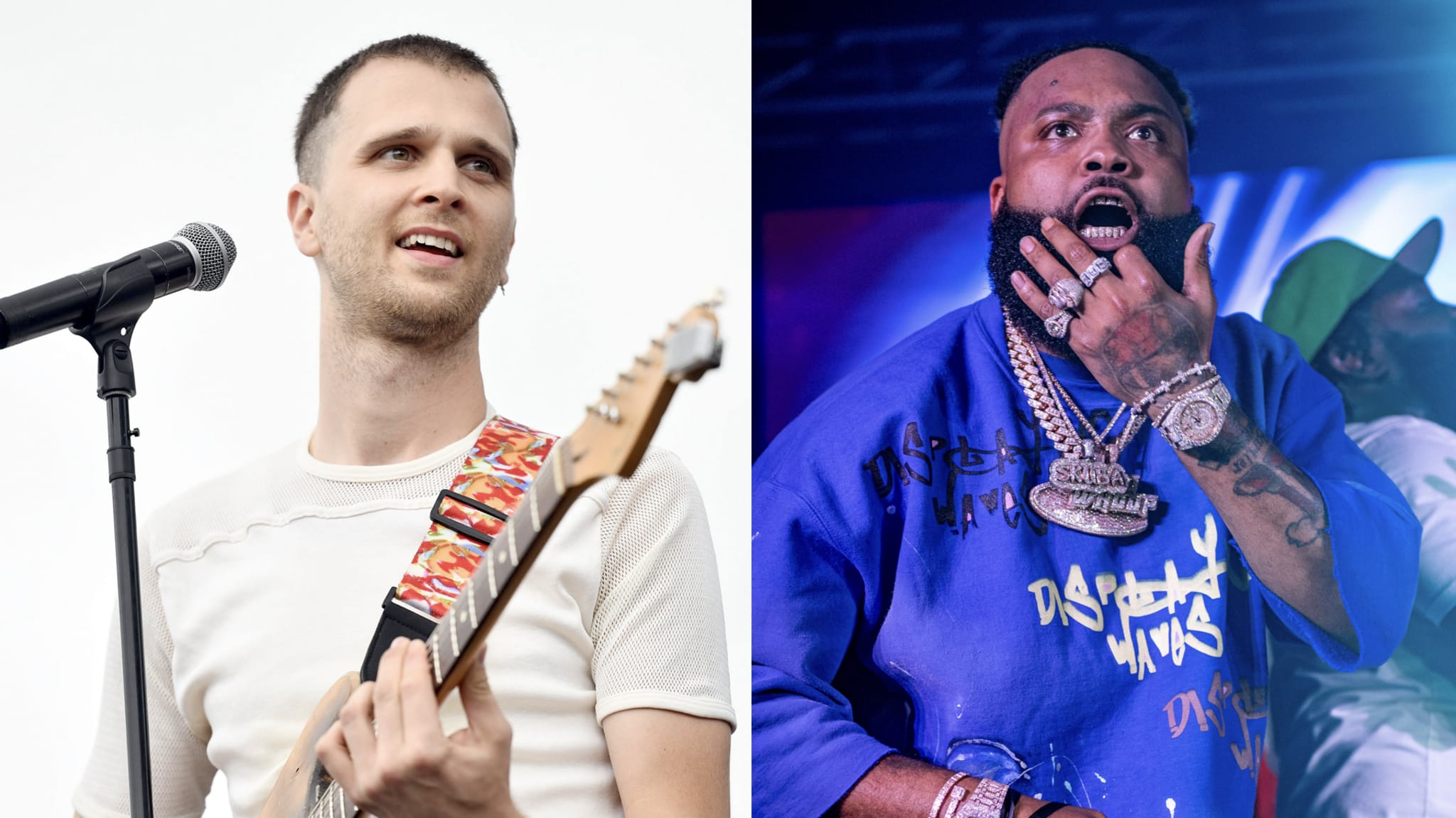 Singer JMSN performs onstage during the Smokin' Grooves Festival at The Queen Mary on June 16, 2018 in Long Beach, California./Sada Baby performs onstage during the “Our Community First Action Inc.” Detroit Concert at The Crofoot on September 17, 2024 in Pontiac, Michigan.
