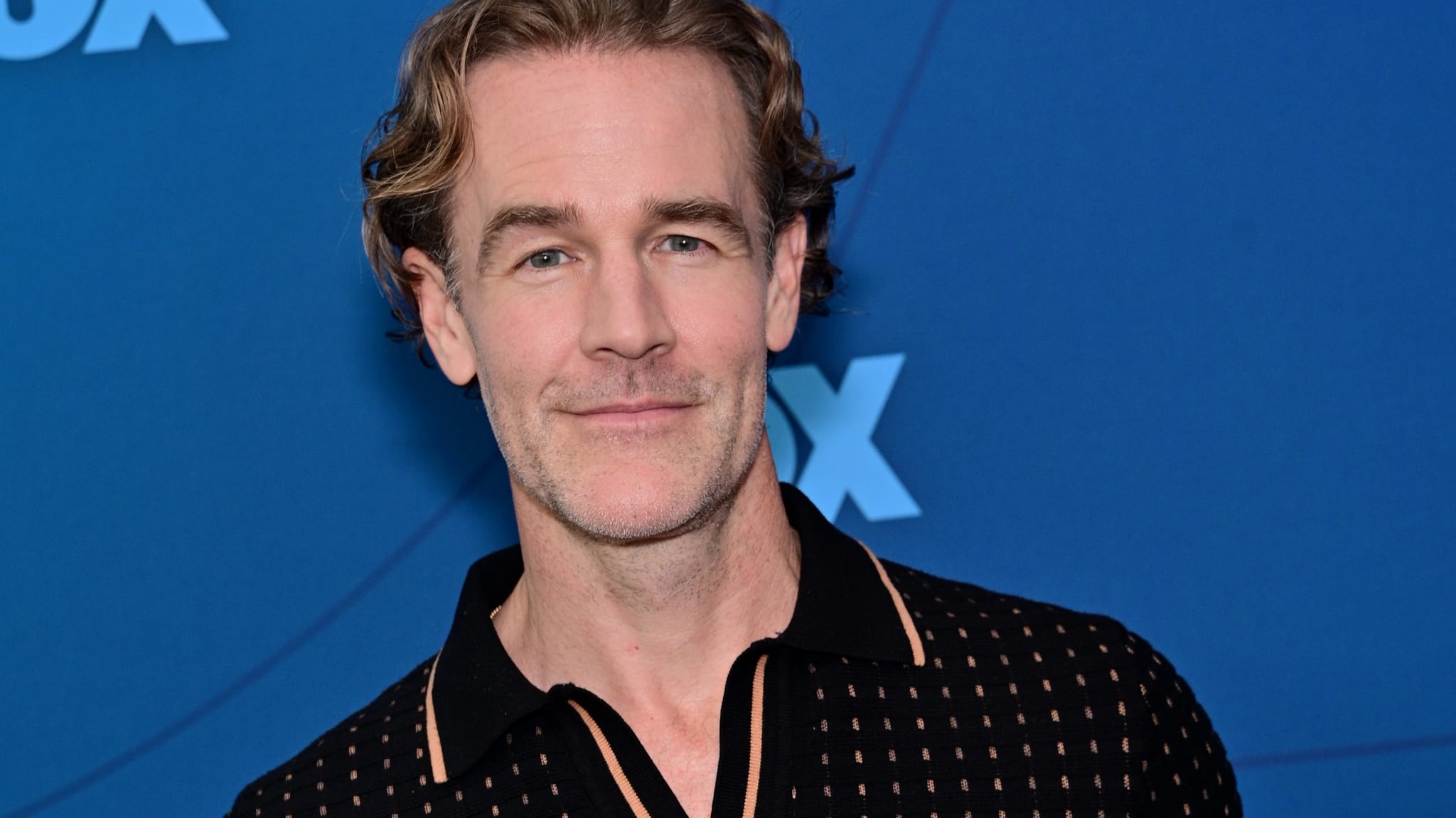 LOS ANGELES, CALIFORNIA - NOVEMBER 18: James Van Der Beek attends 2024 FOX Winter Press Day at Fox Studio Lot on November 18, 2024 in Los Angeles, California.