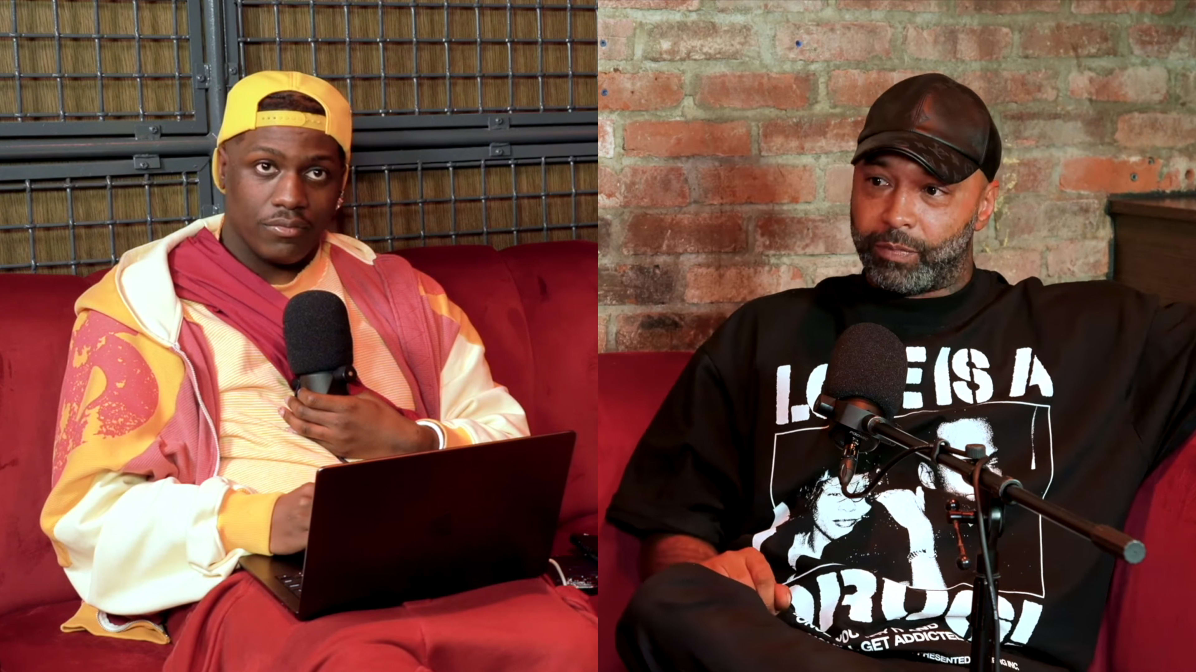 Lil Yachty and Joe Budden on the podcast 'A Safe Place.'