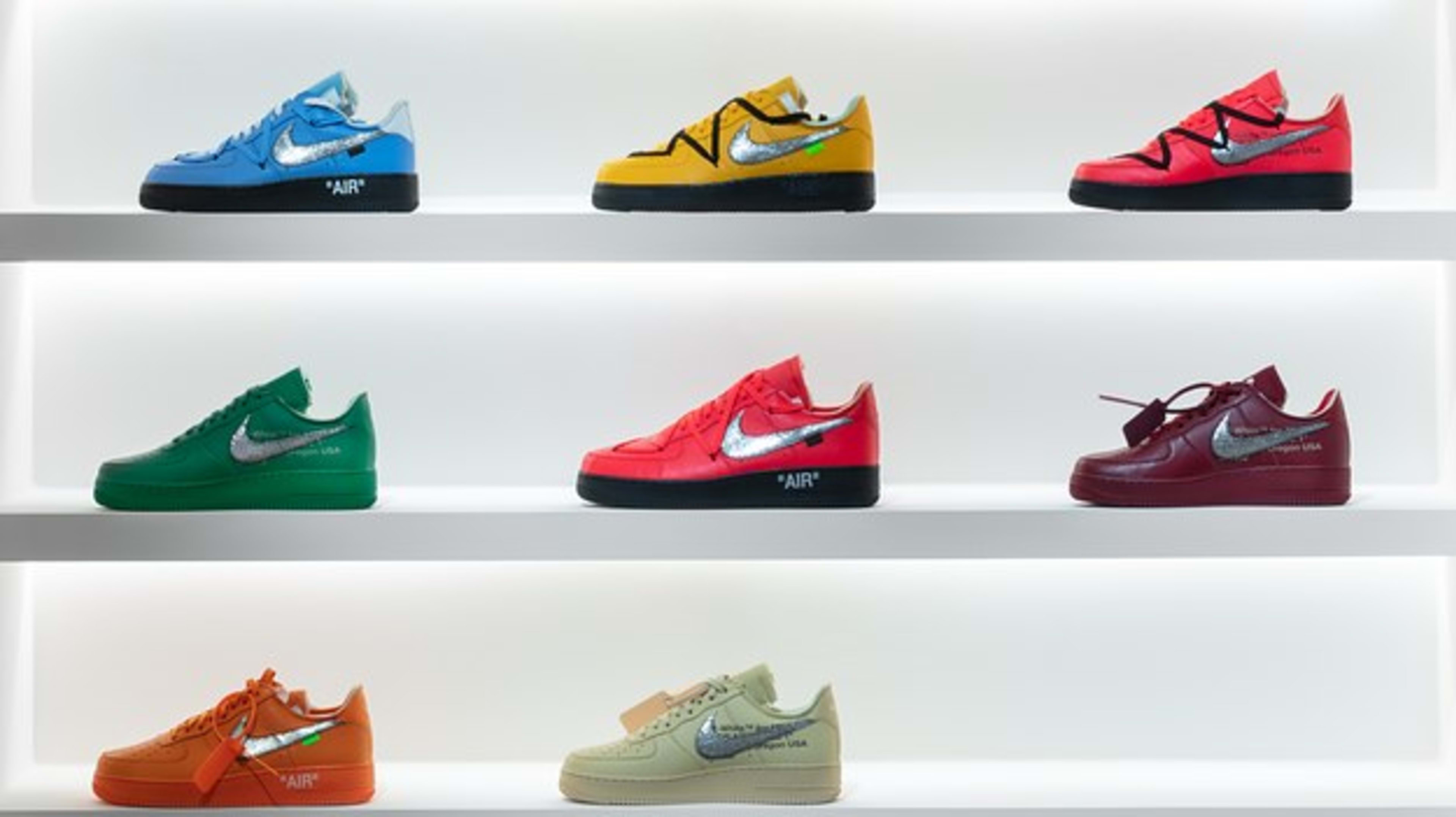 Unreleased Off-White Nike Air Force 1 Sample Colorways