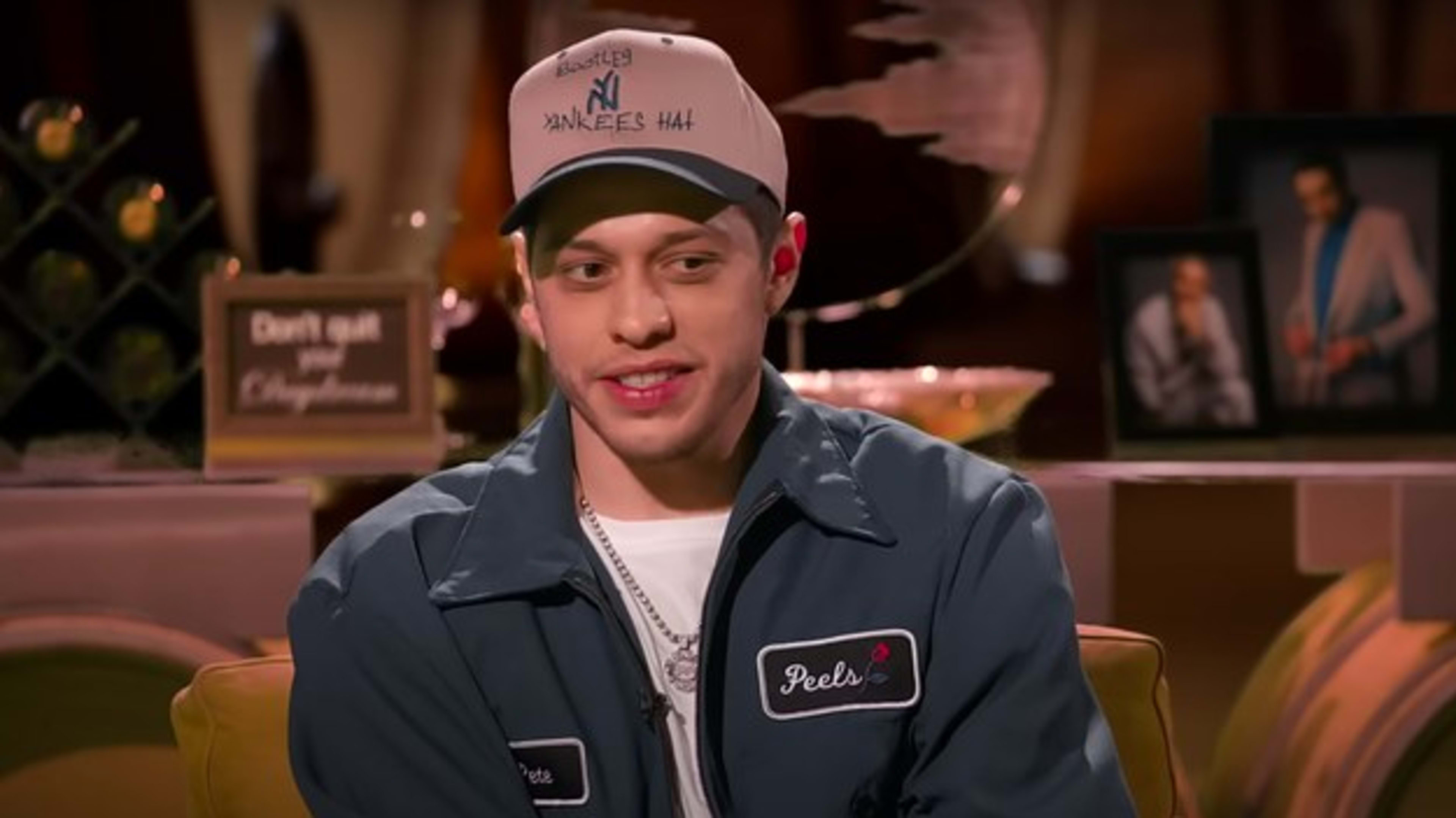 Pete Davidson is seen in an interview