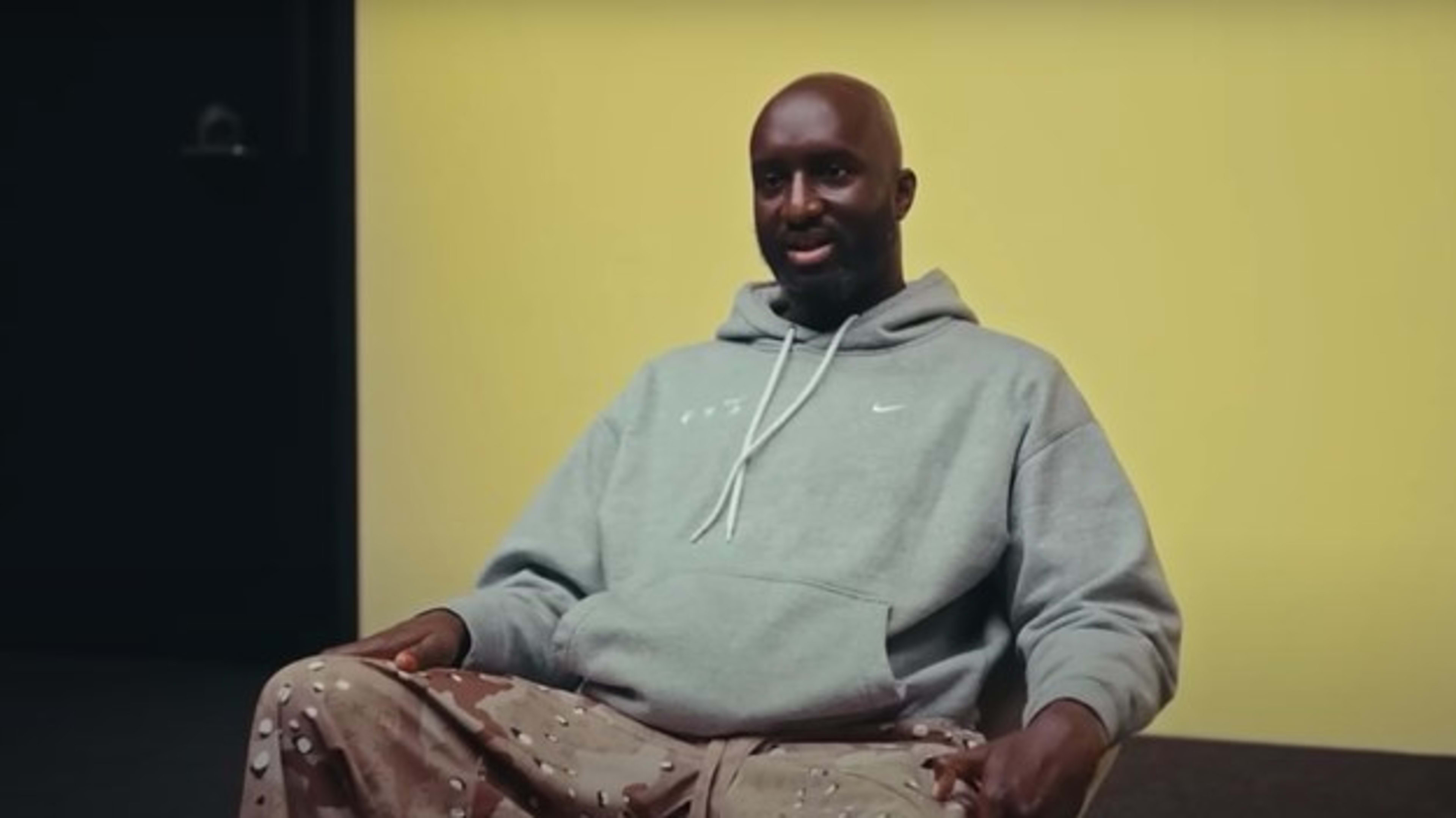 Virgil Abloh is pictured in a posthumously released interview