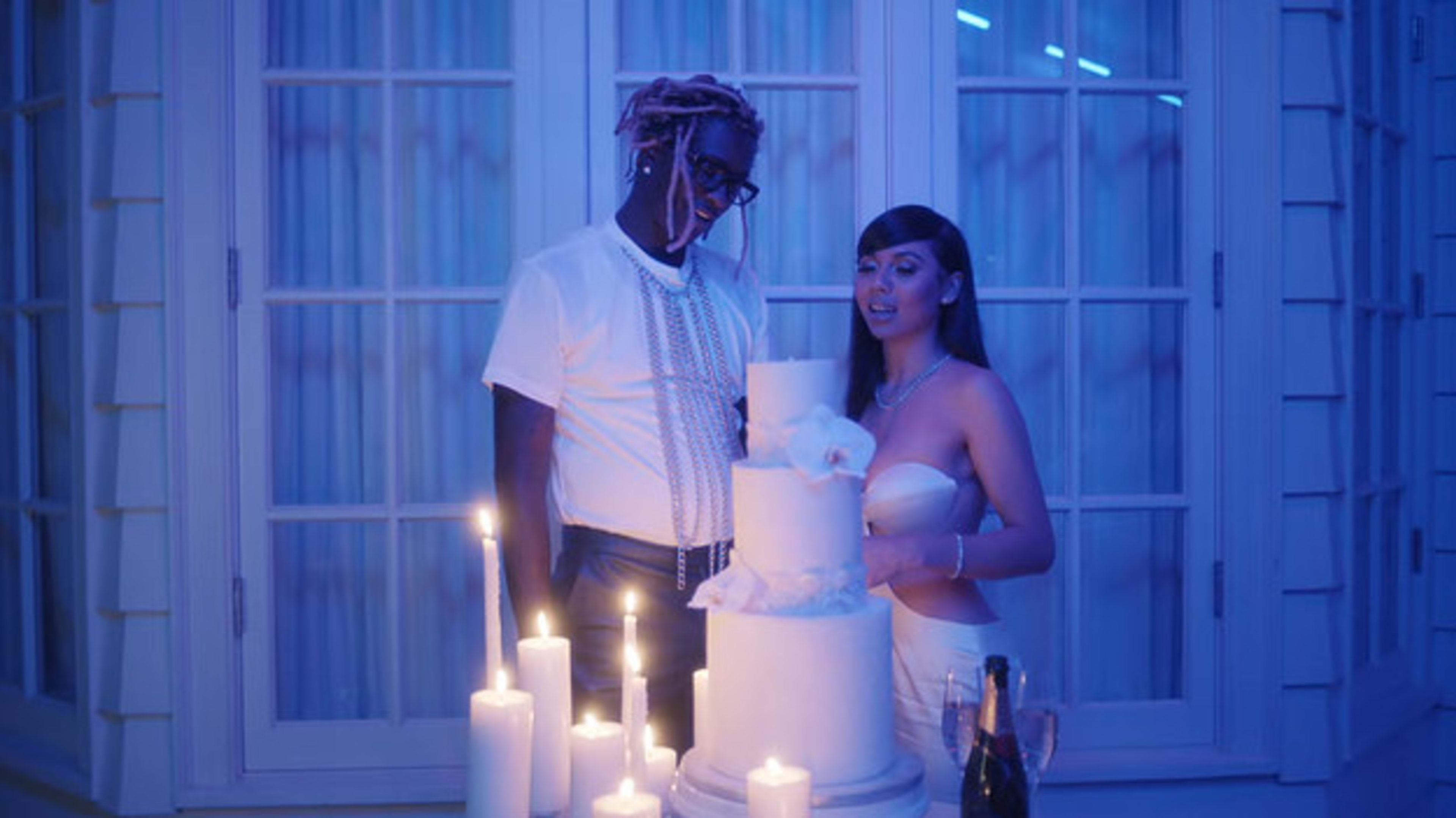 Young Thug and Mariah the Scientist in the "Walked In" video.