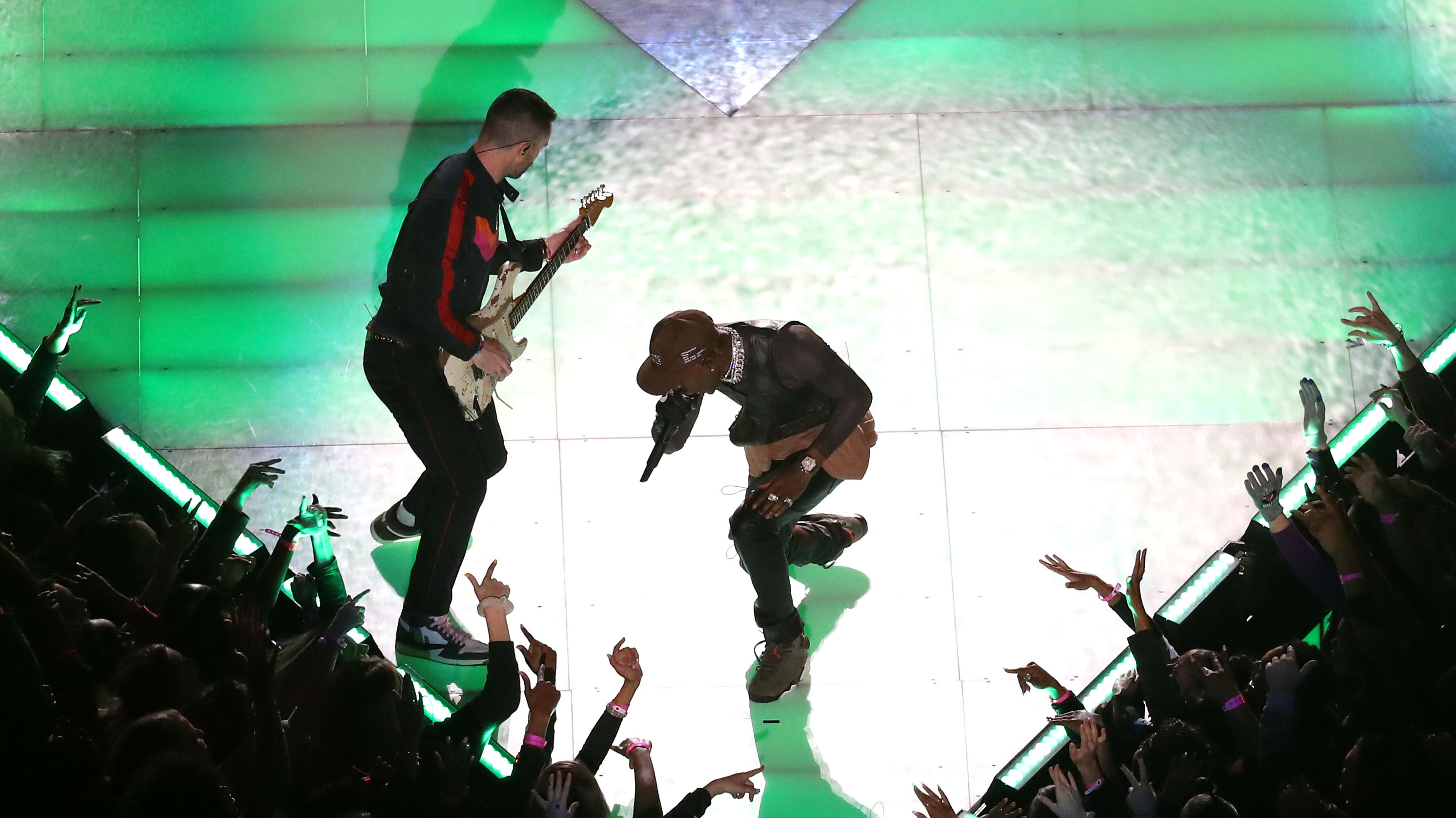 travis scott super bowl shoes