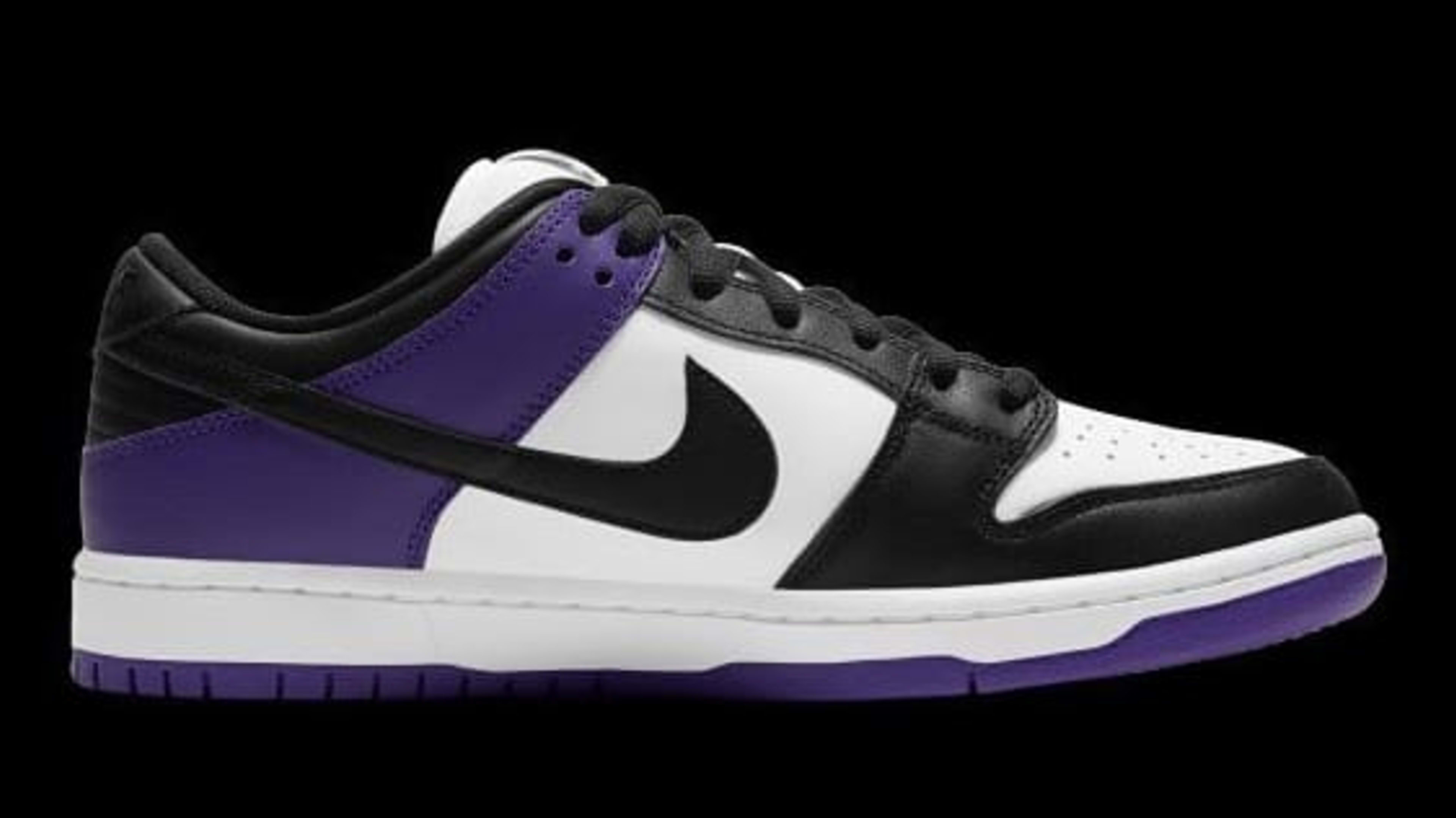 Nike SB Dunk Low Court Purple Release Date BQ6817-500 Medial