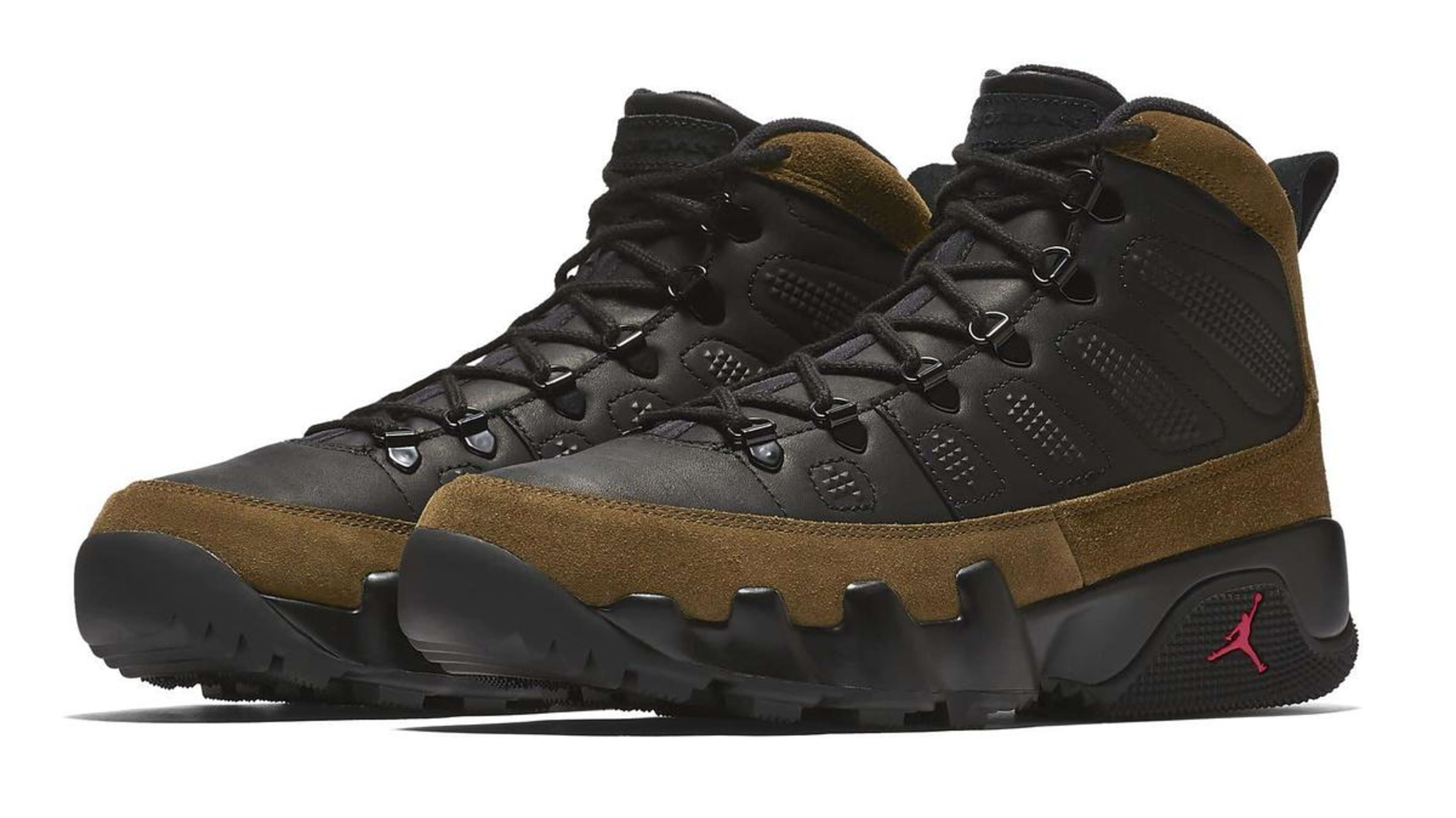 Air Jordan 9 NRG Boot 'Olive' AR4491 012 (Pair)