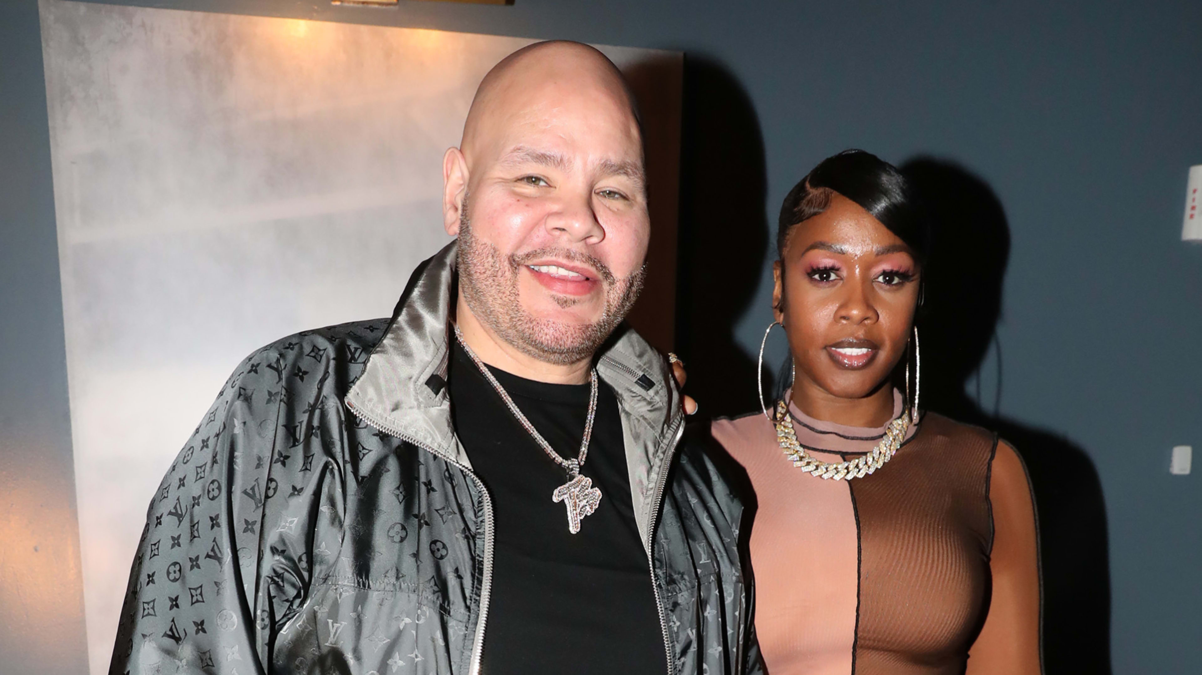 Fat Joe and Remy Ma attending an event. 