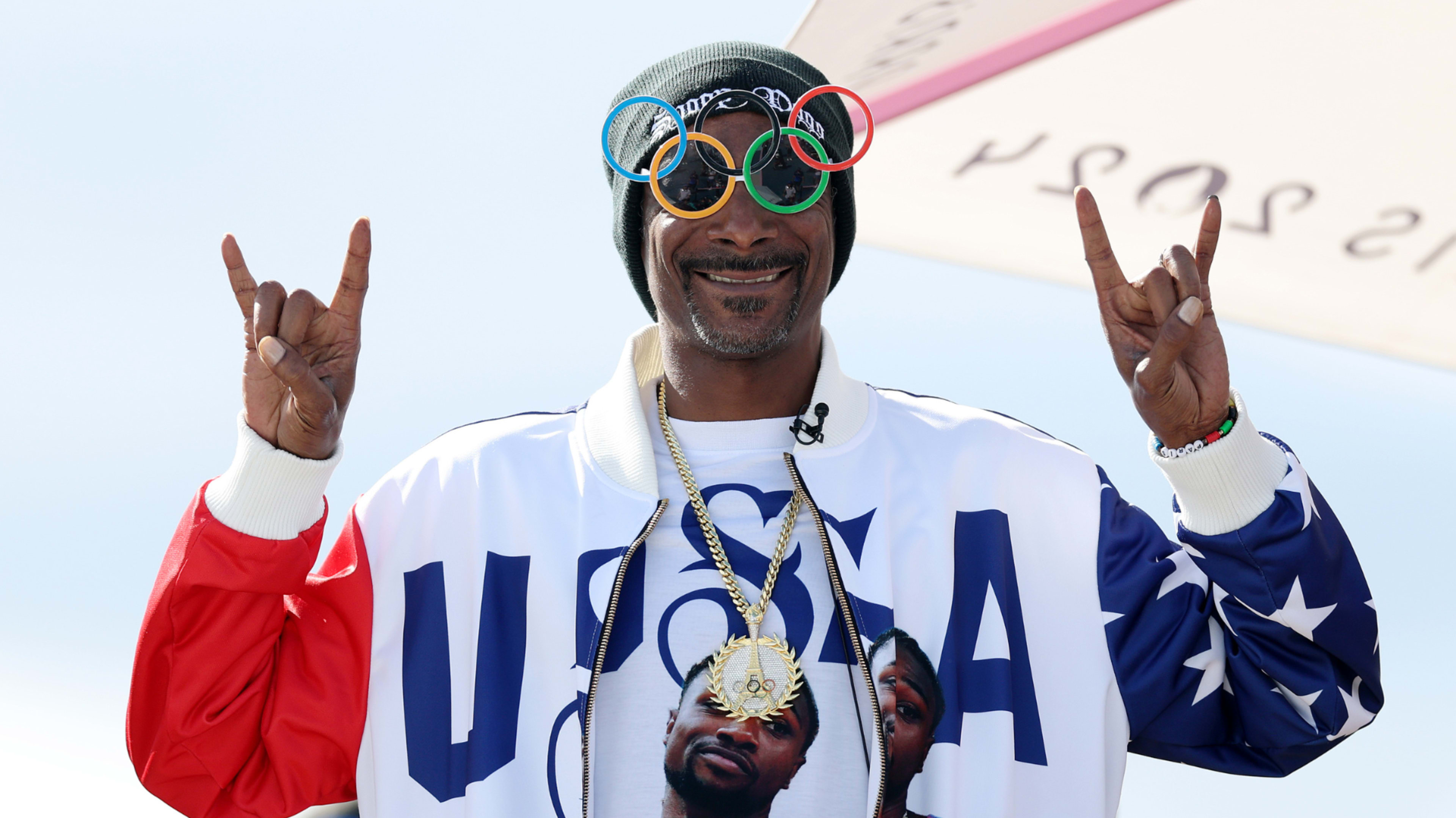 Snoop Dogg at the 2024 Paris Olympics.