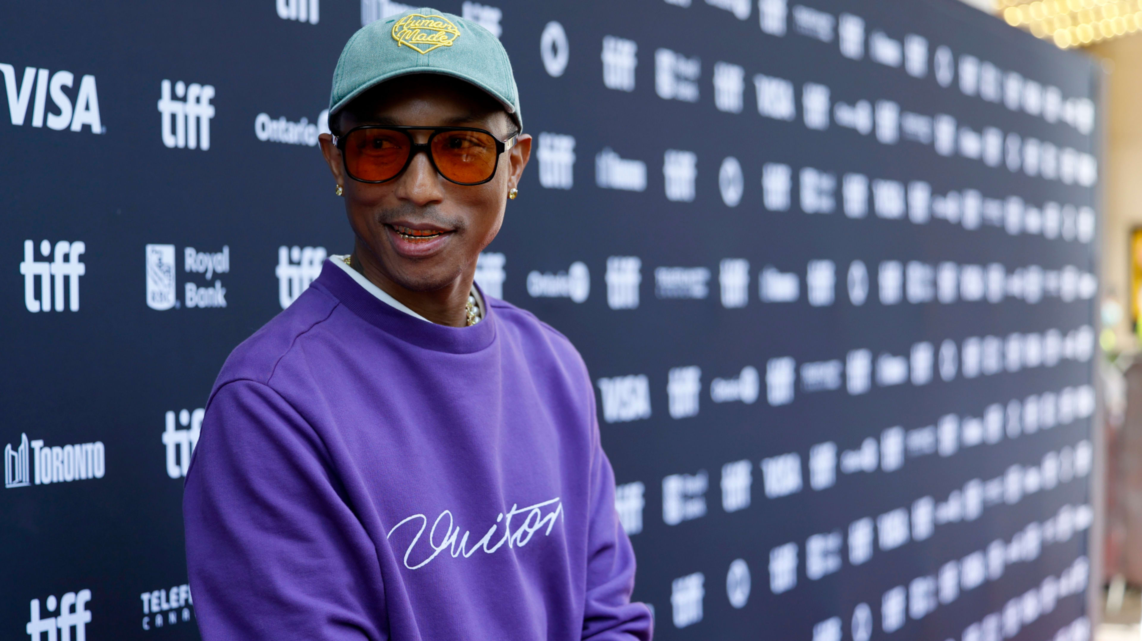 Pharrell at the movie screening