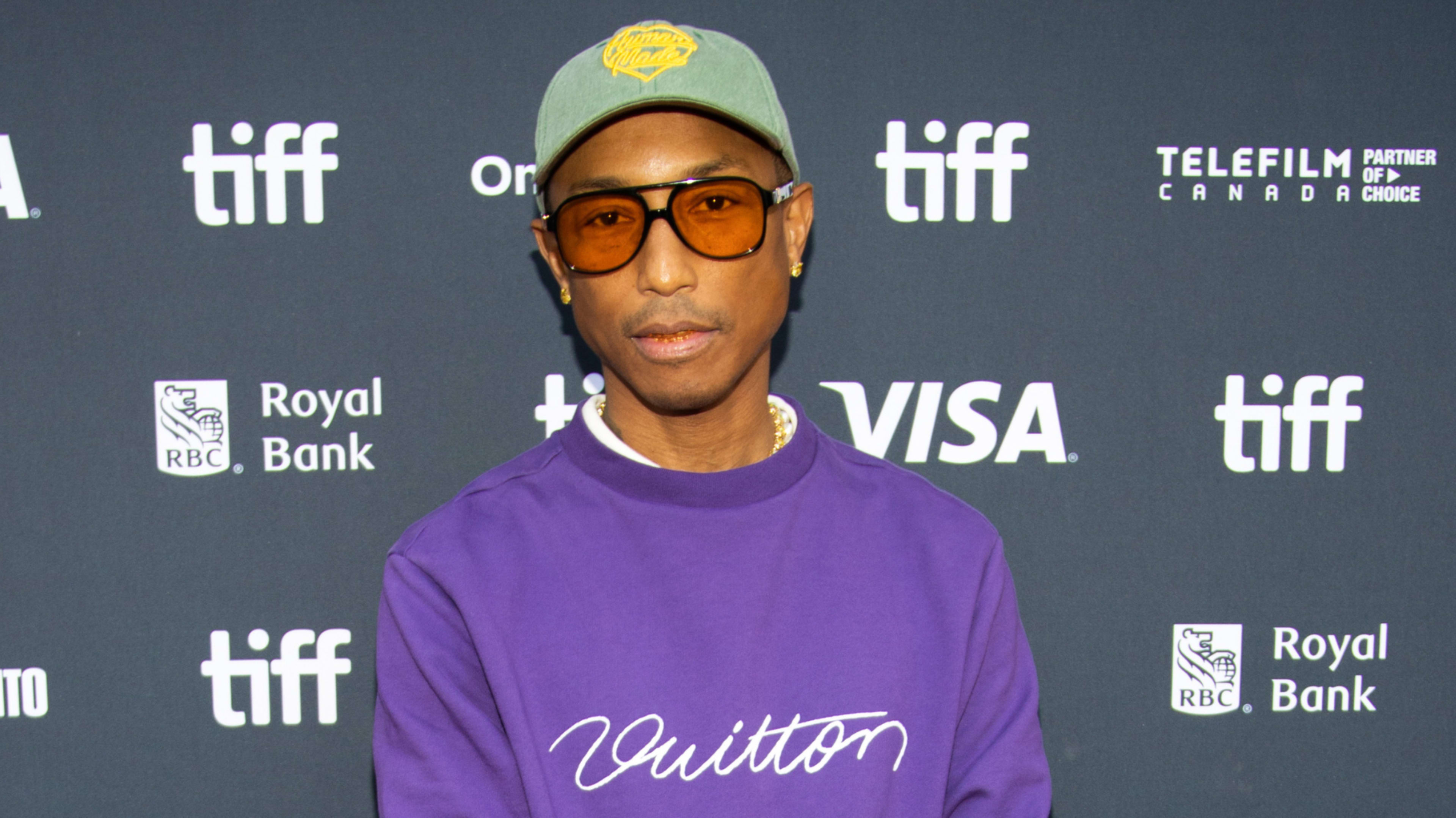 Pharrell attending an event.