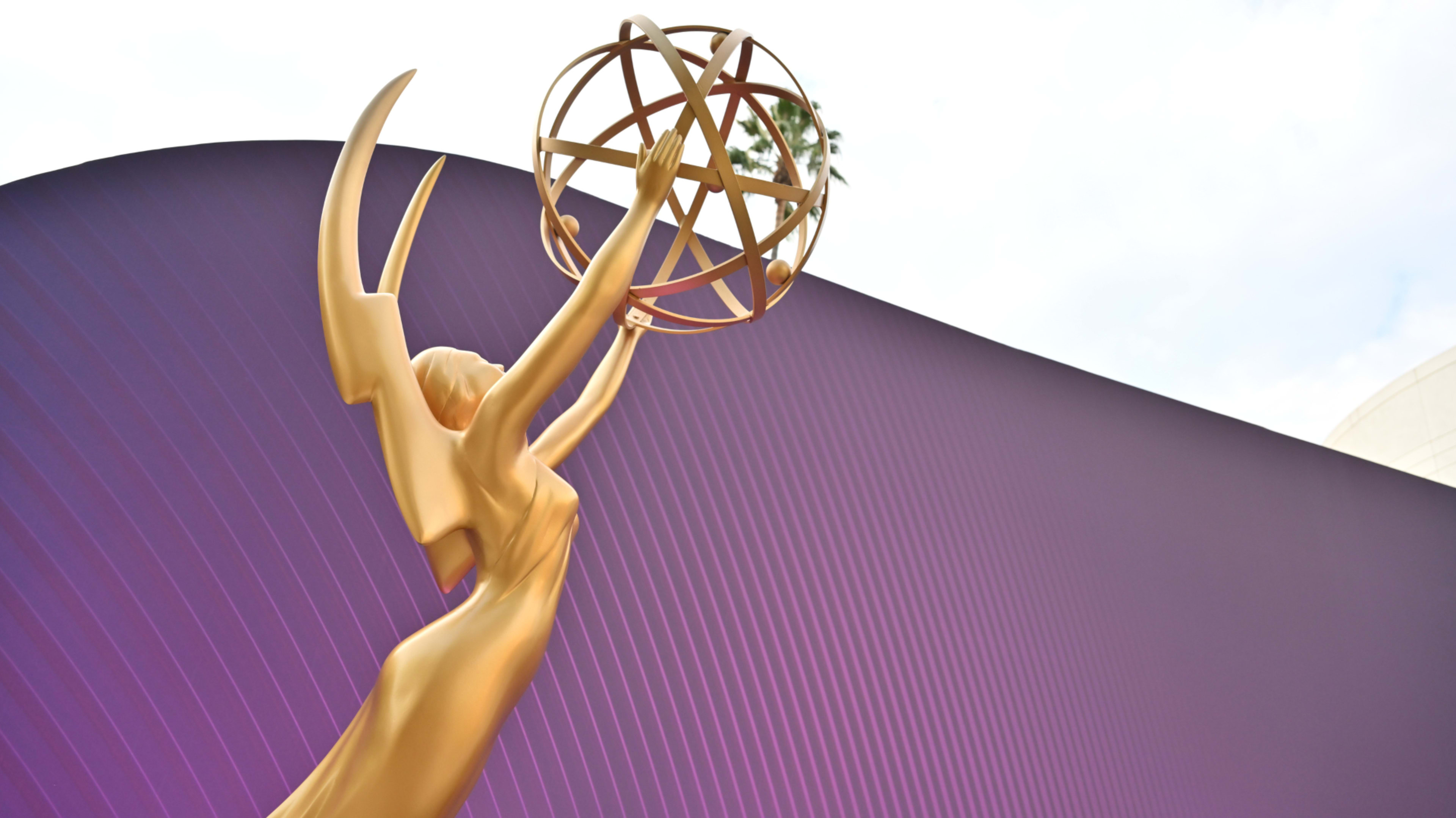 emmy awards statue is shown