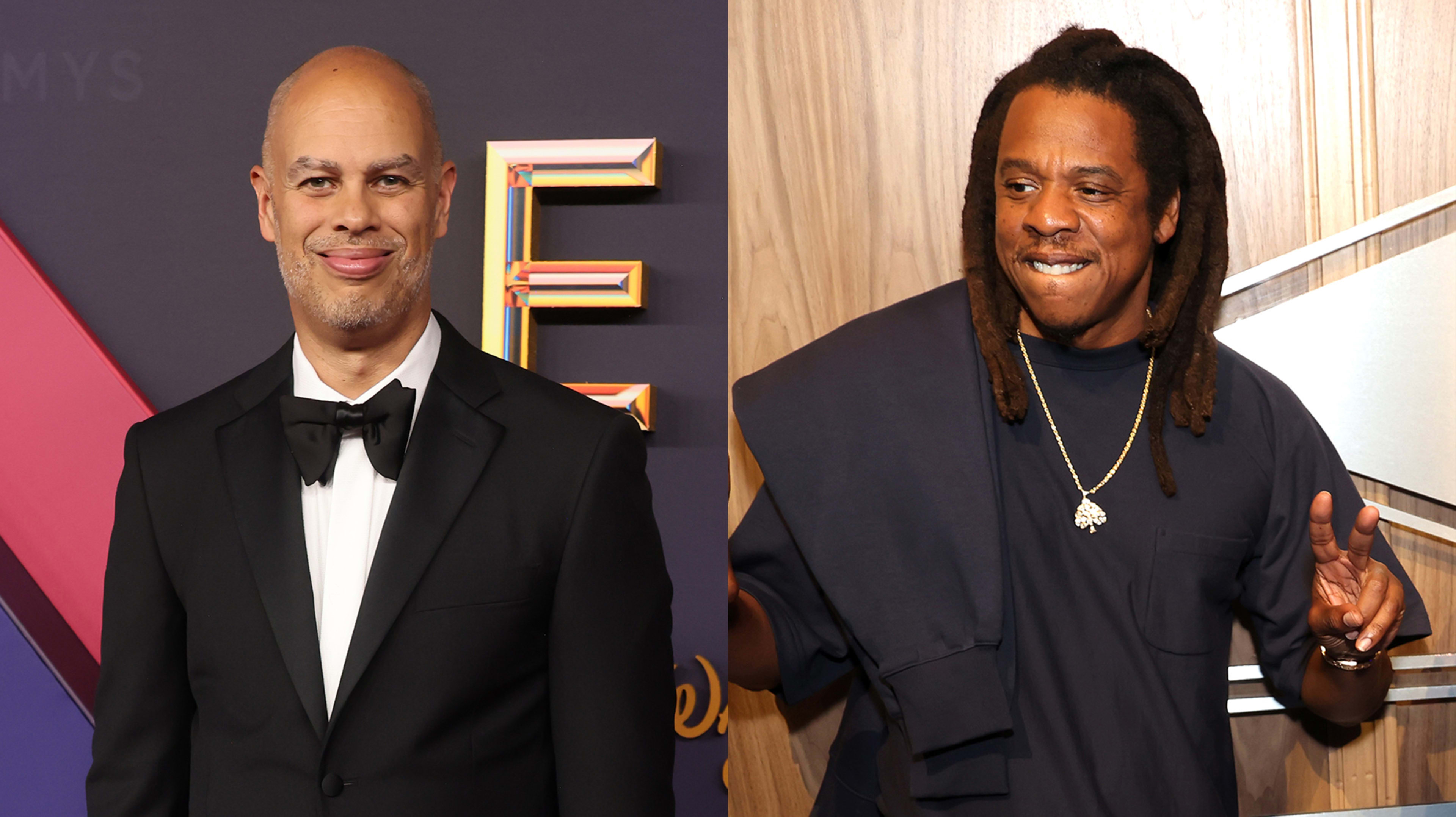 Jesse Collins at the Emmys, Jay-Z at the 40/40 Club.