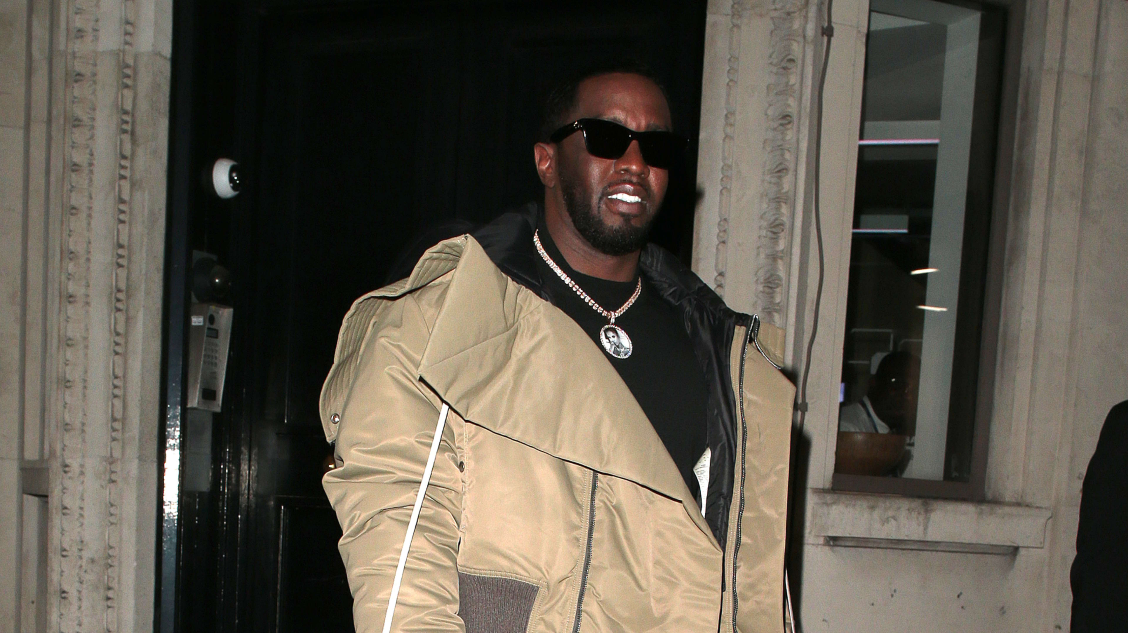 diddy is seen in a jacket