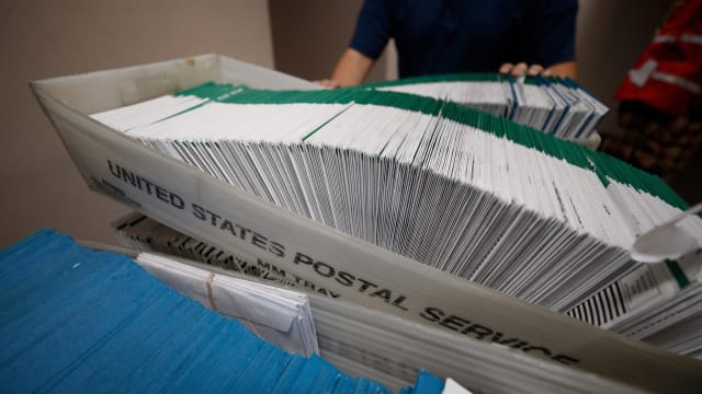 Mail in ballots