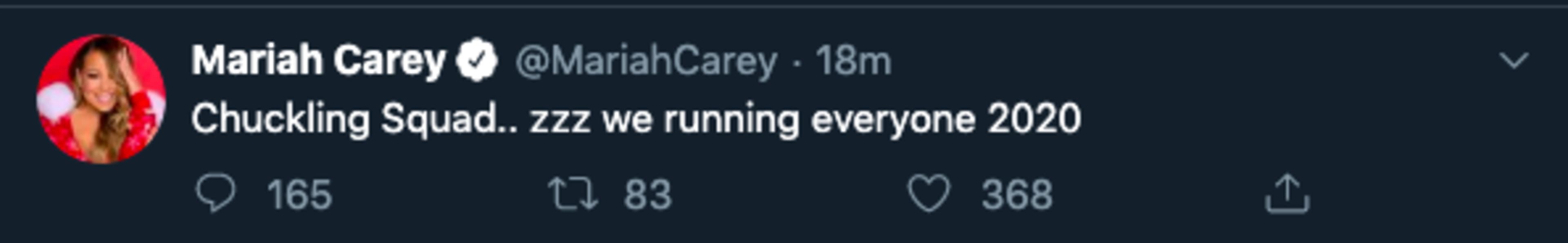 Mariah tweet